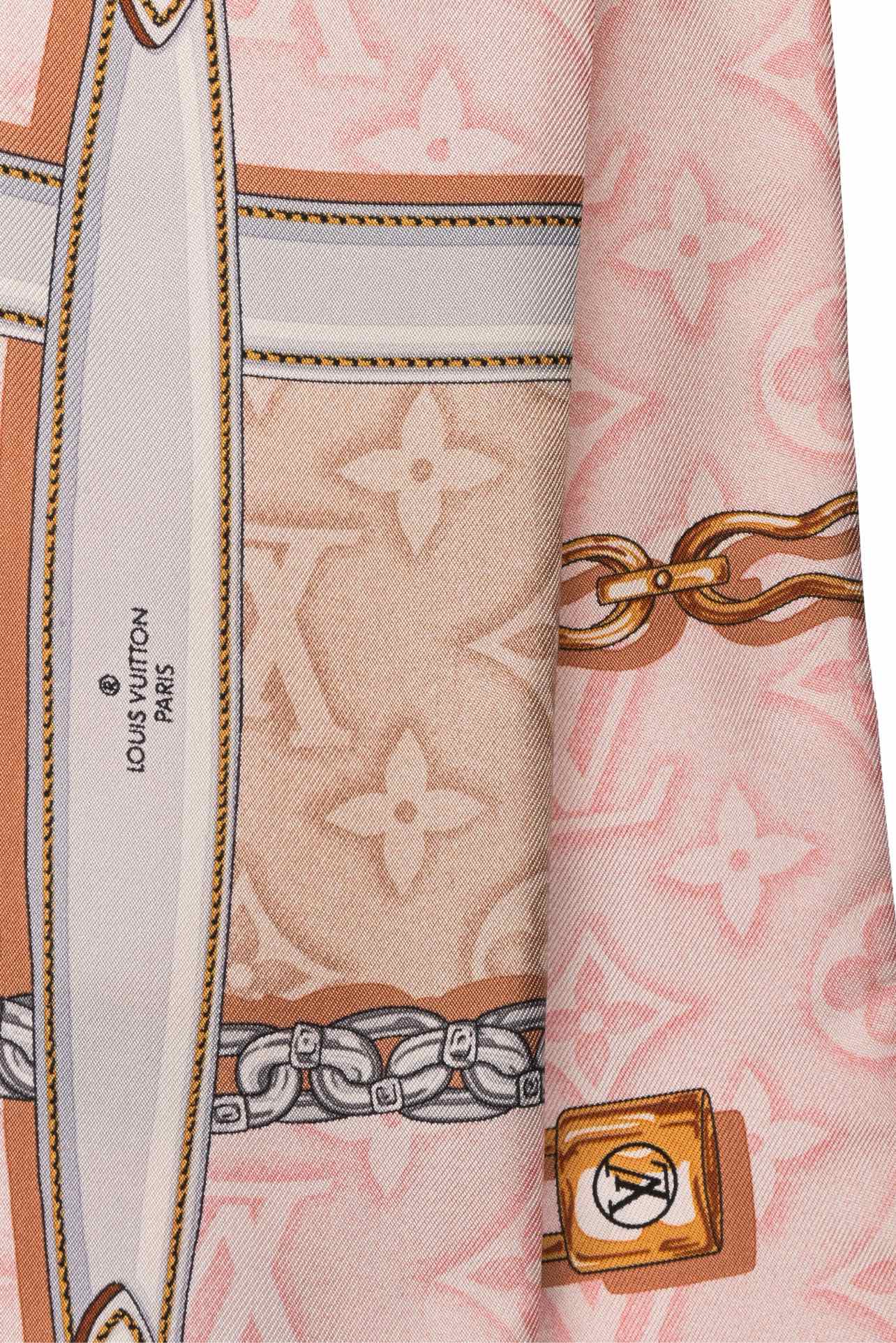 Louis Vuitton Bandeau Silk Monogram Confidential Scarf - Image 3