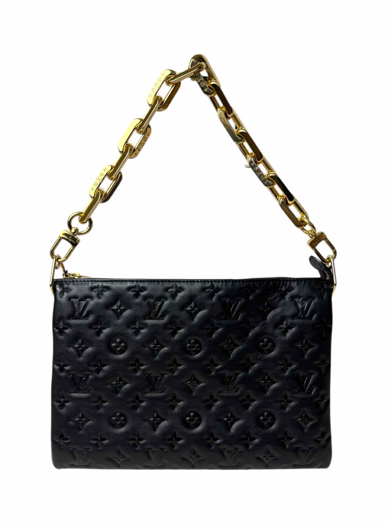 Louis Vuitton Coussin MM Monogram Embossed Leather Purse