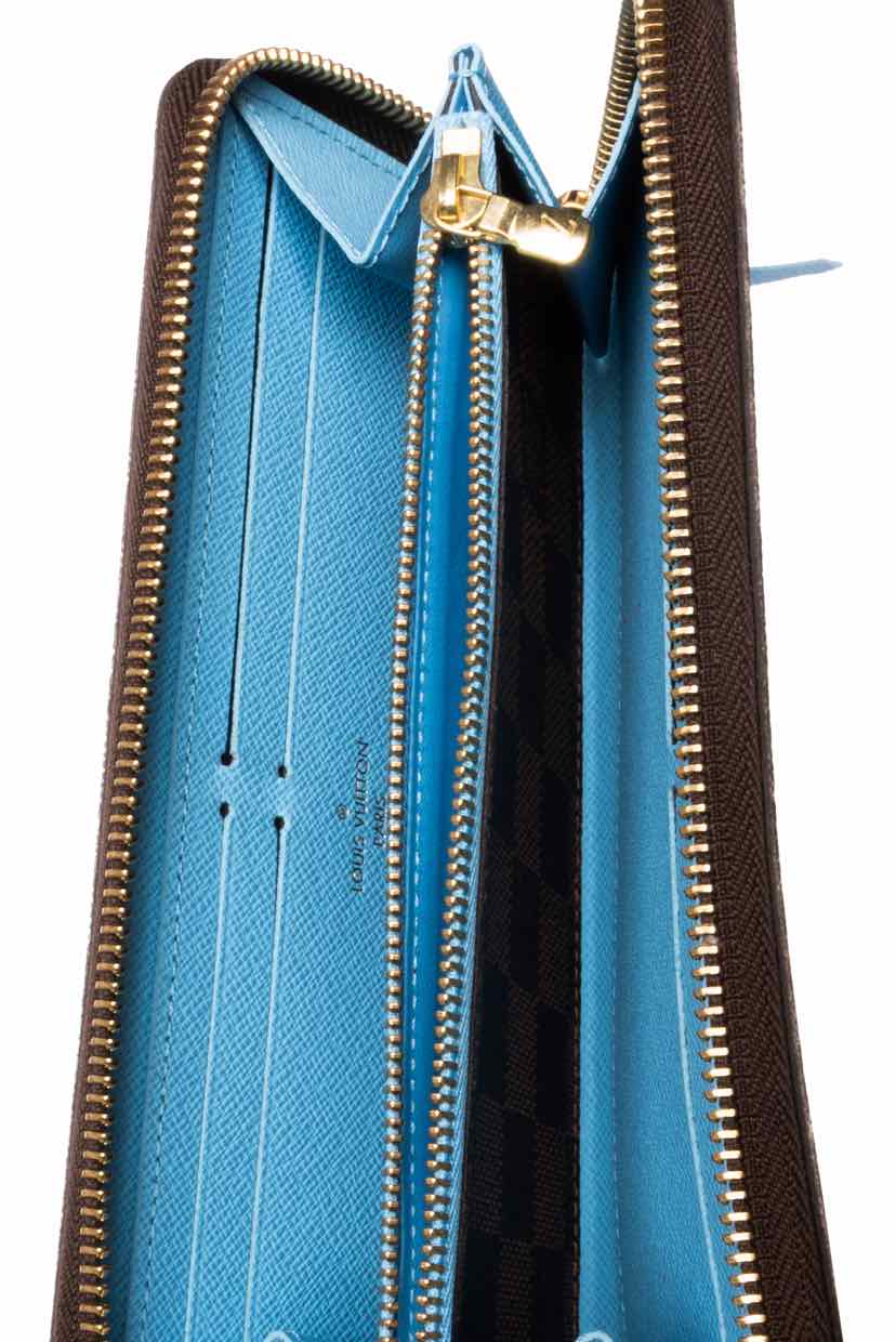 Louis Vuitton Damier Ebene Christmas Animation Penguin Clemence Wallet - Image 5