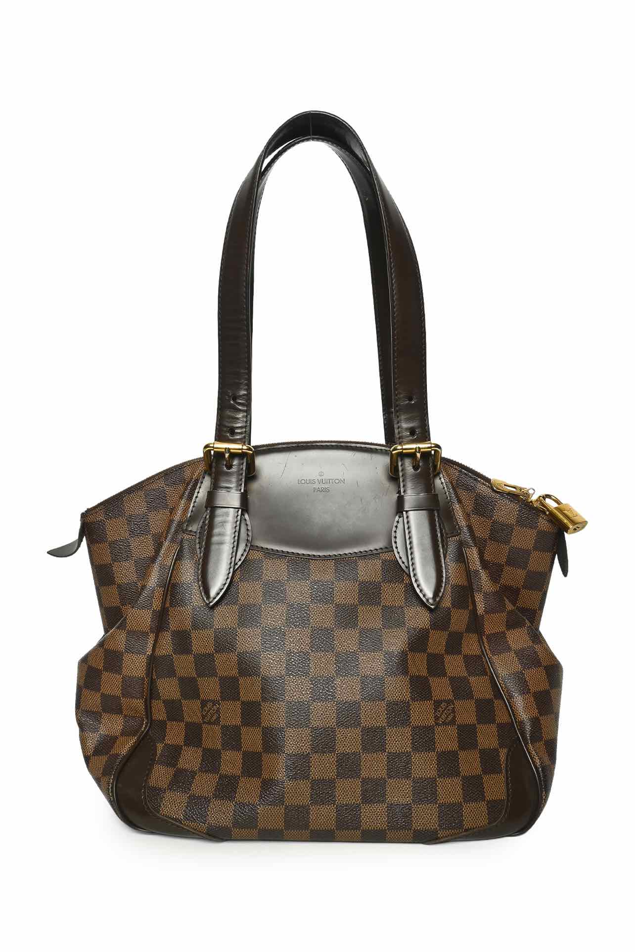 Louis Vuitton Damier Ebene Coated Canvas Verona MM Shoulder Bag - Image 3