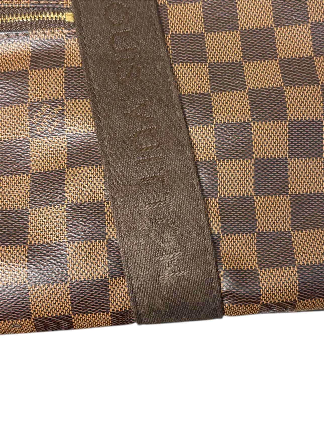 Louis Vuitton Damier Ebene Neo Eole 55 Rolling Duffle Bag Luggage - Image 9
