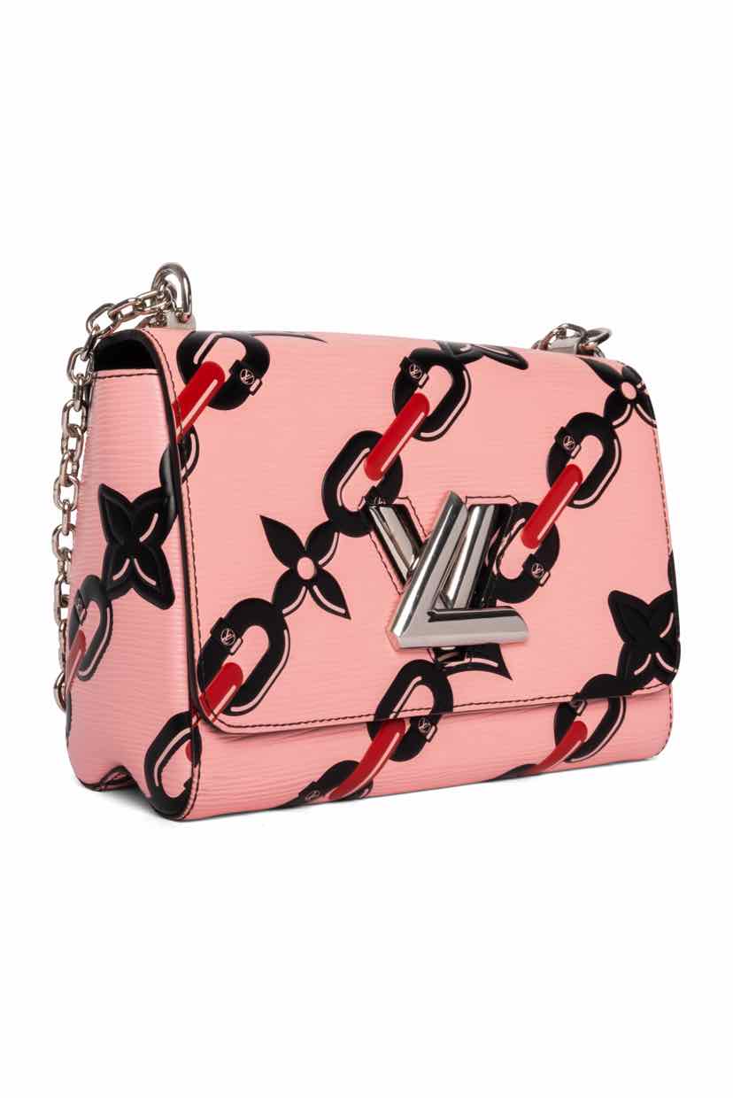 Louis Vuitton Epi Chain Flower Twist MM Shoulder Bag - Image 2