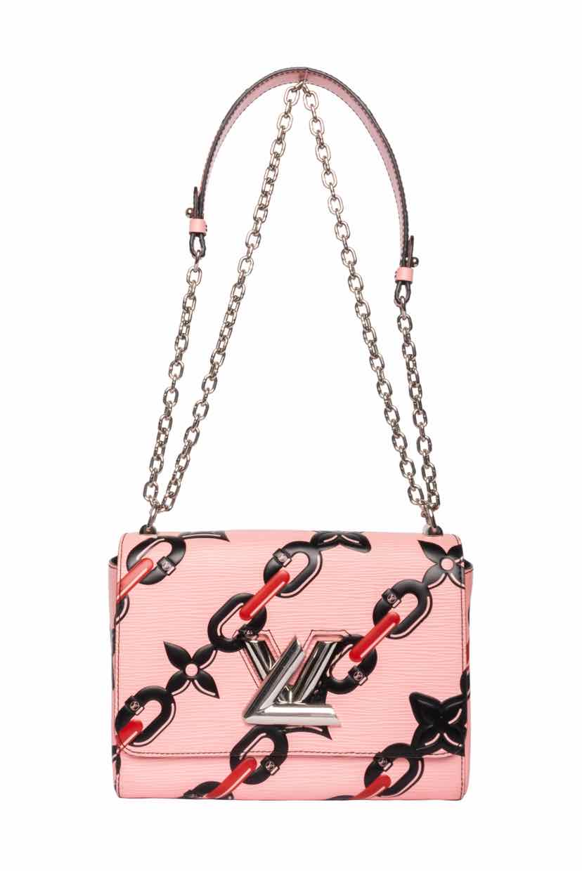 Louis Vuitton Epi Chain Flower Twist MM Shoulder Bag - Image 5
