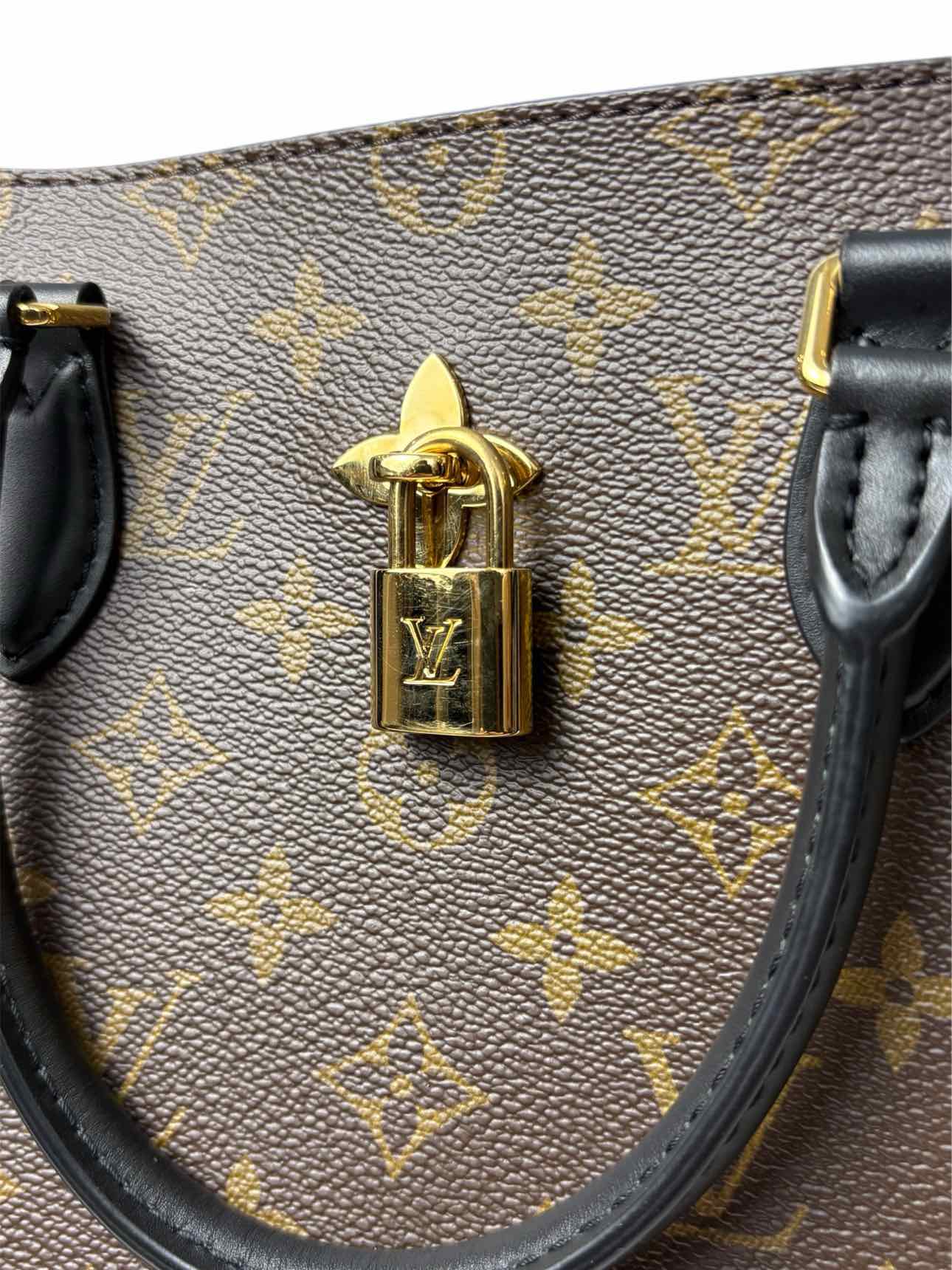 Louis Vuitton Flower Tote MNG Noir Purse - Image 11