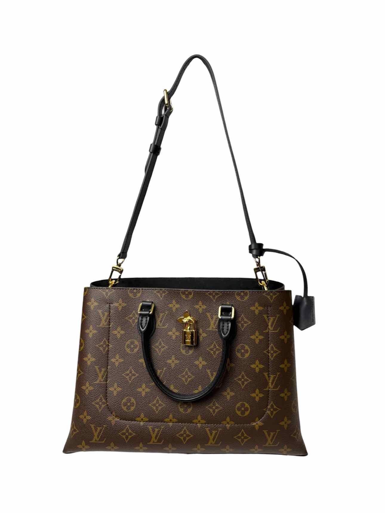 Louis Vuitton Flower Tote MNG Noir Purse - Image 6