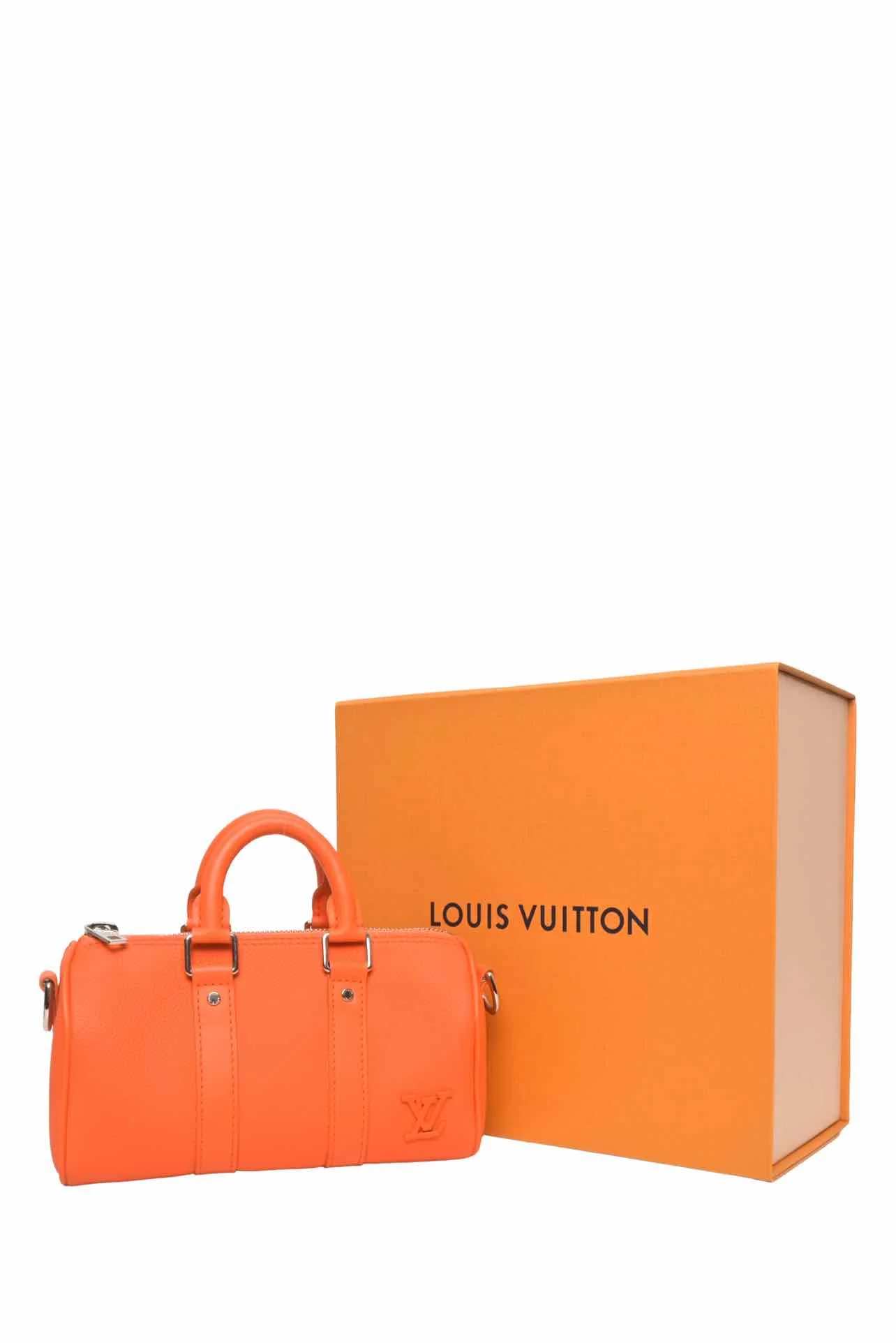 Louis Vuitton Leather XS Aerogram Keepall Bag - Image 7
