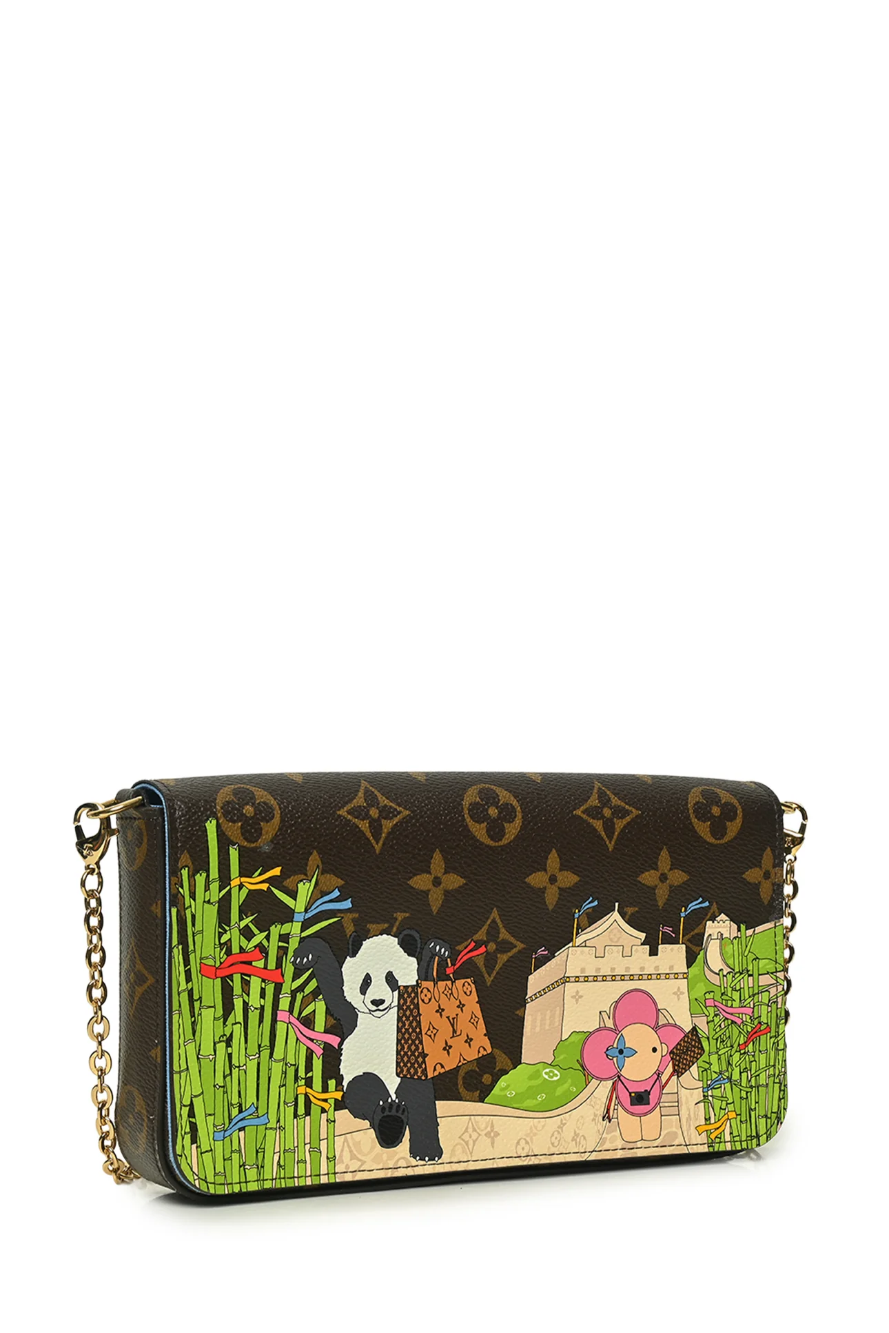 Louis Vuitton Limited Edition Christmas Animation Felicie Pochette Crossbody - Image 2