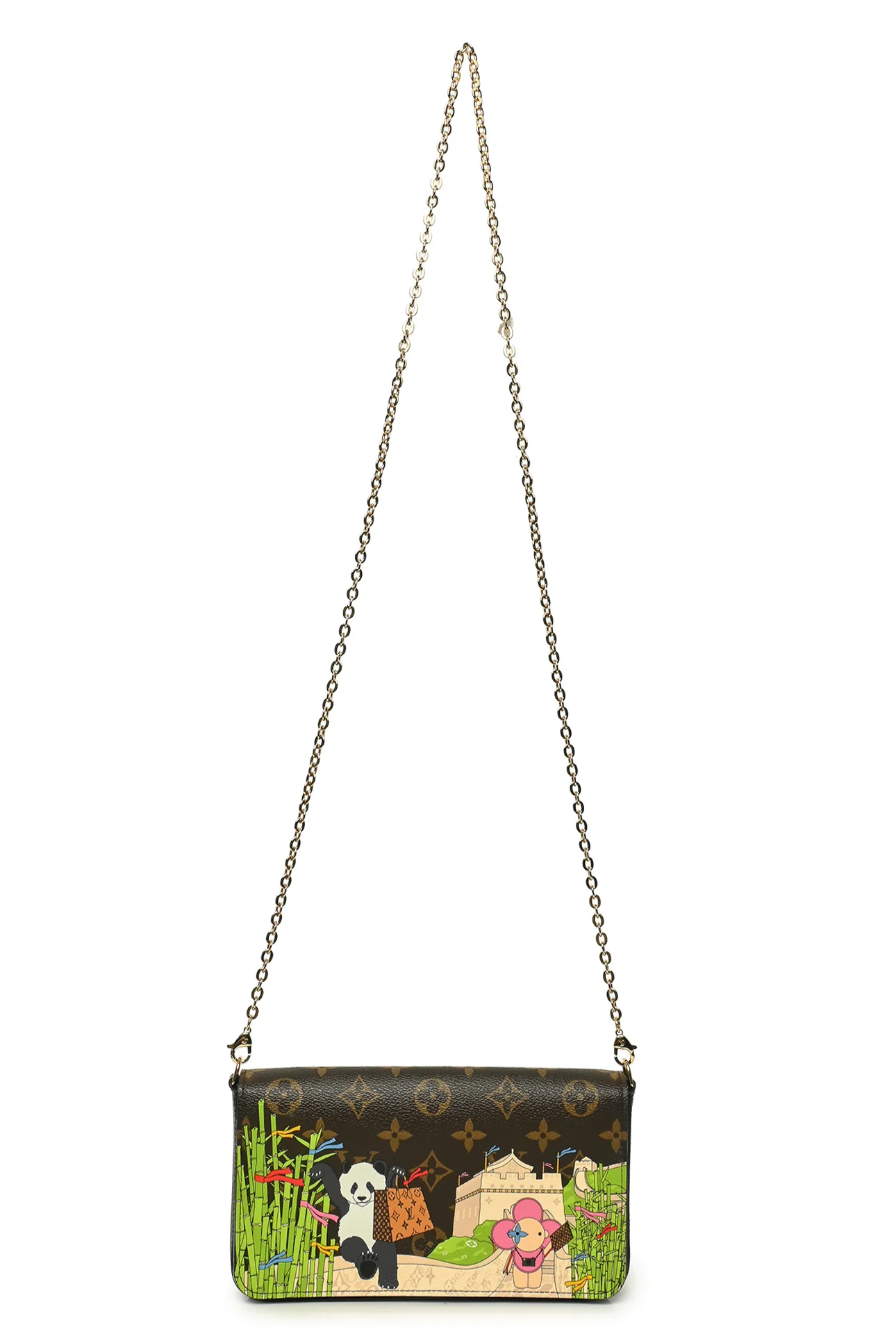 Louis Vuitton Limited Edition Christmas Animation Felicie Pochette Crossbody - Image 5