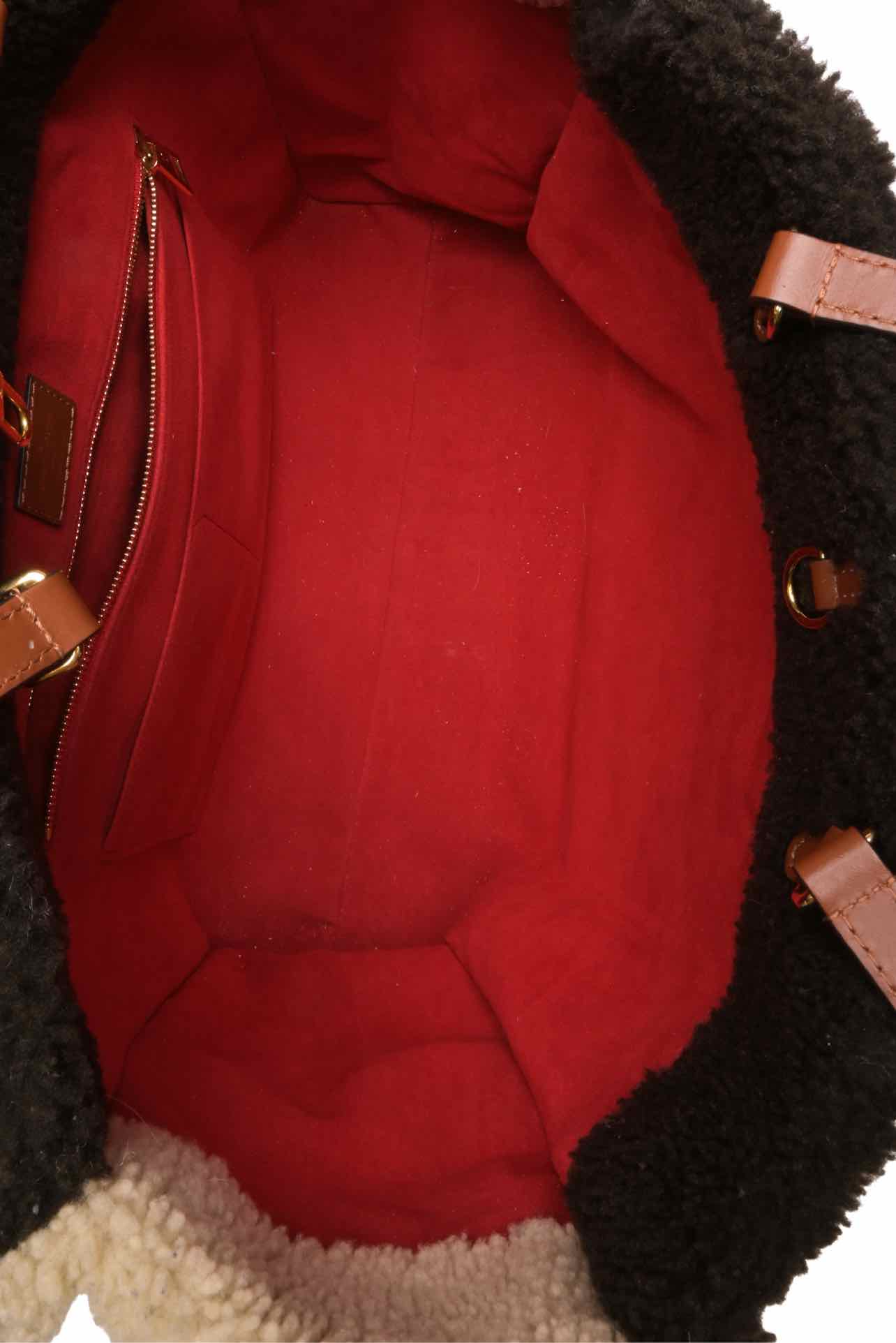 Louis Vuitton Limited Edition Monogram Fleece Teddy Onthego GM Tote - Image 7