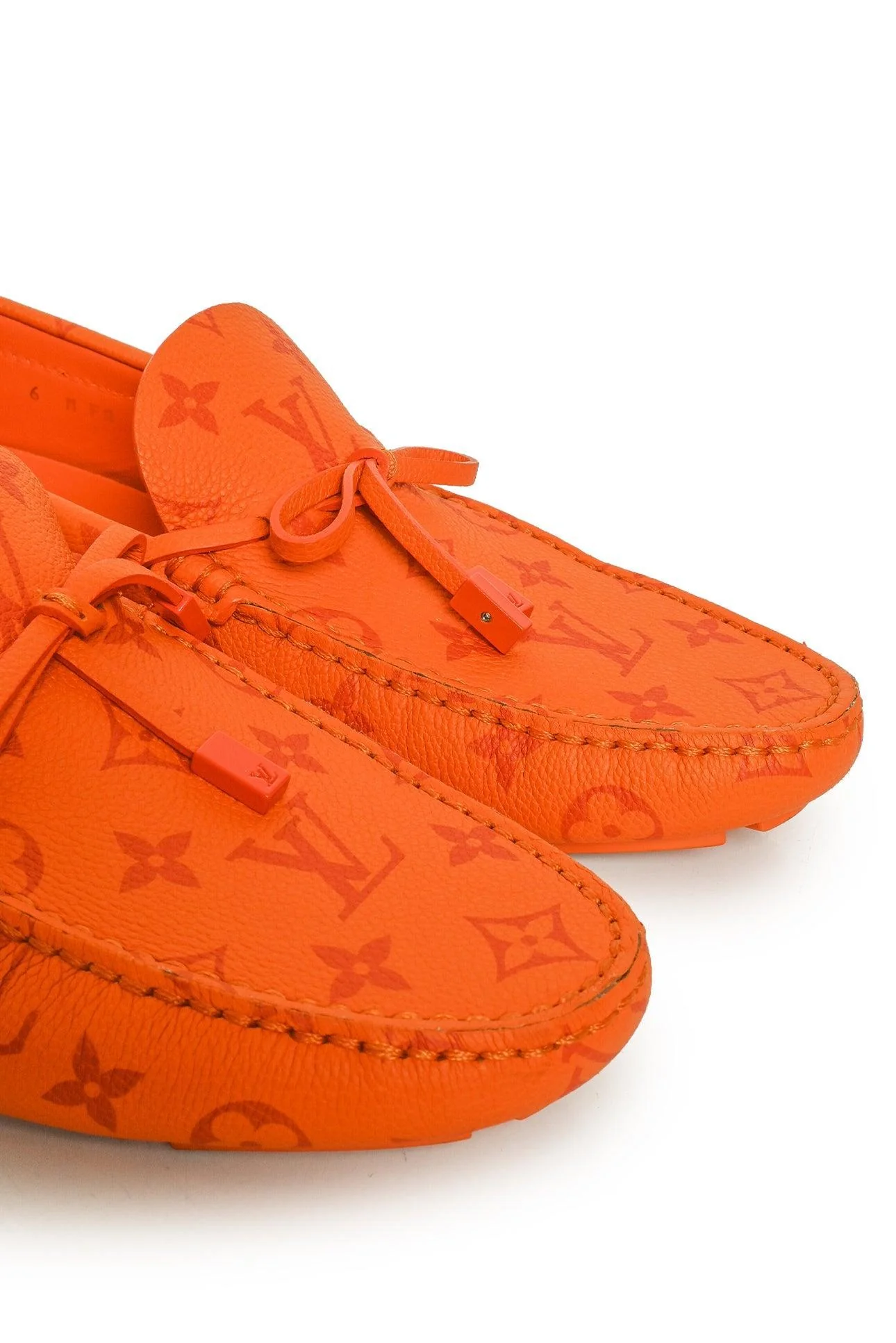 Louis Vuitton Men's Size 7 Monogram LV Driver Moccasin Loafers - Image 5