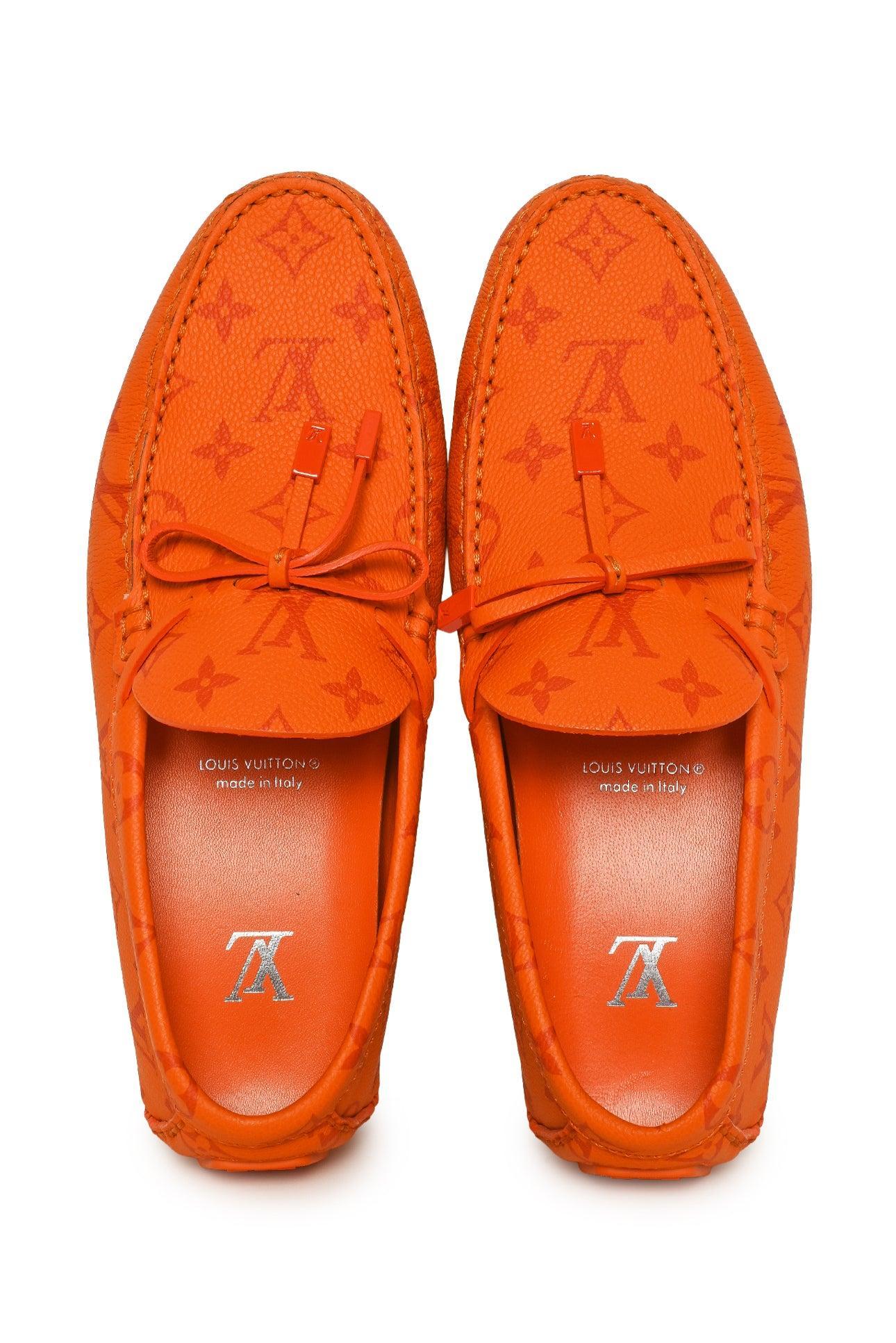Louis Vuitton Men's Size 7 Monogram LV Driver Moccasin Loafers - Image 8