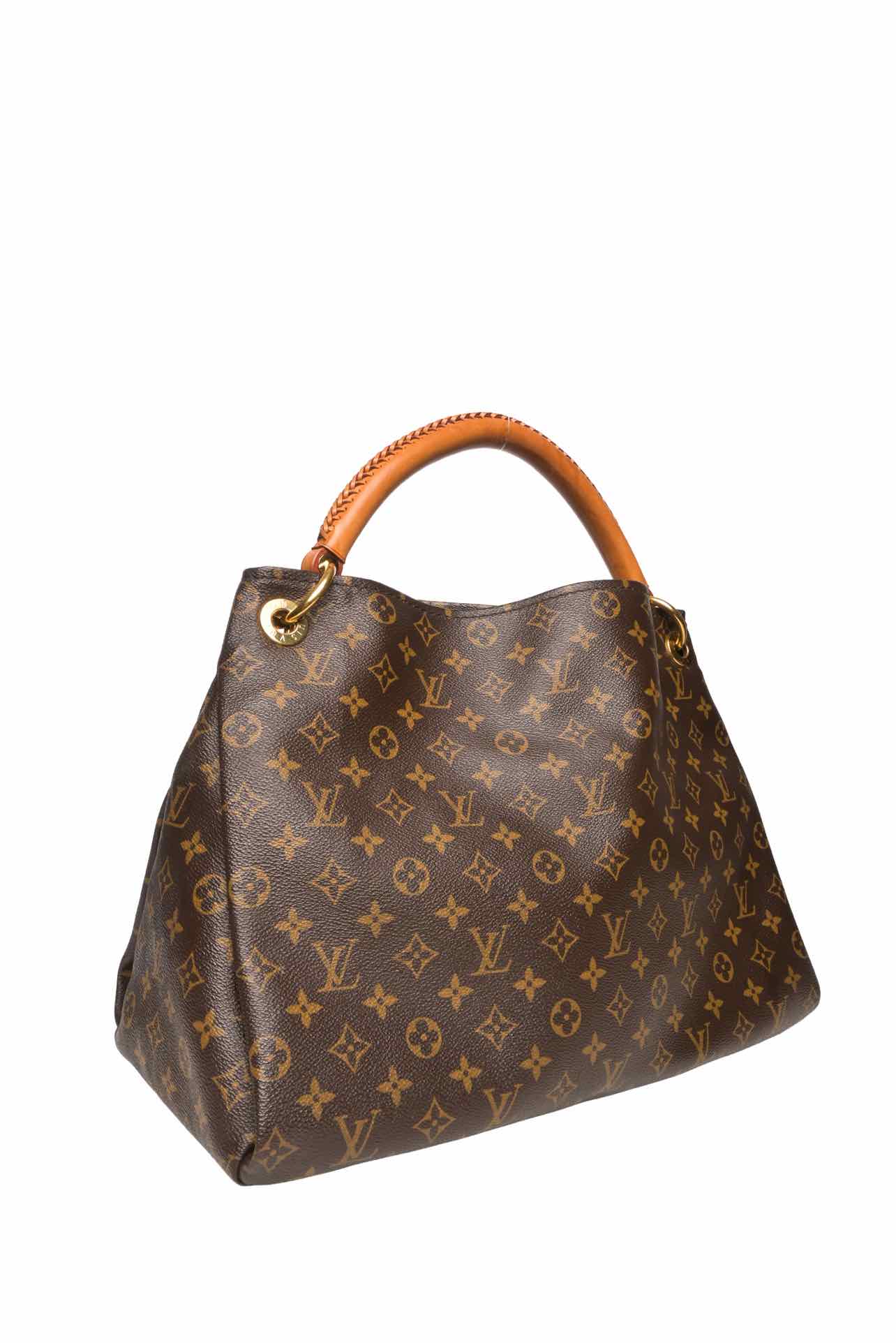 Louis Vuitton Monogram Coated Canvas Artsy MM Hobo Shoulder Bag - Image 2
