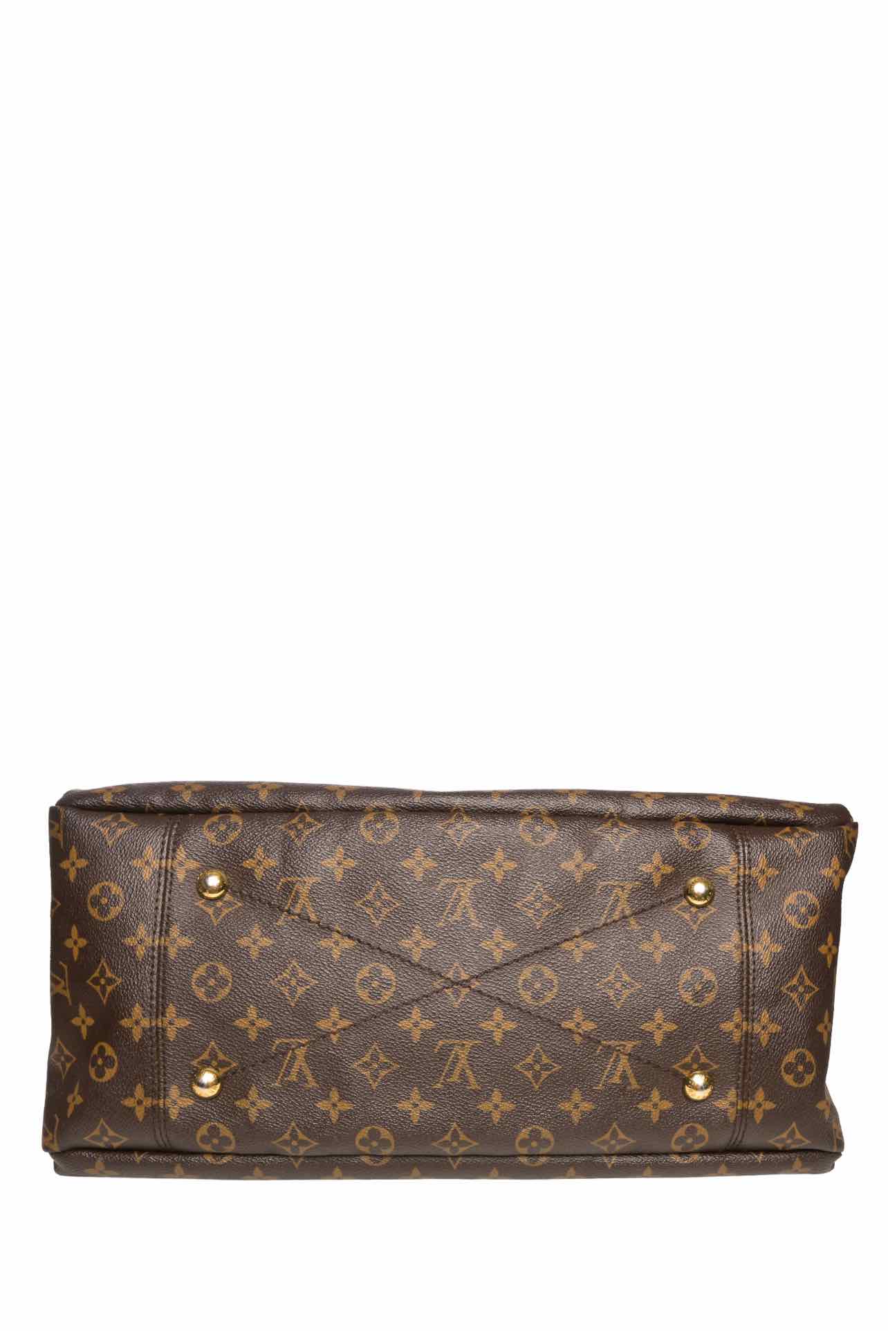 Louis Vuitton Monogram Coated Canvas Artsy MM Hobo Shoulder Bag - Image 4