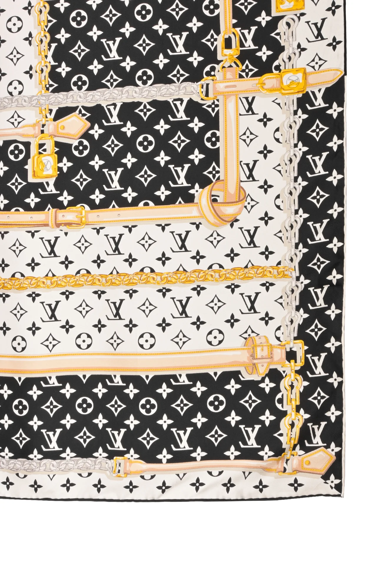 Louis Vuitton Monogram Confidential Square Silk Scarf - Image 2