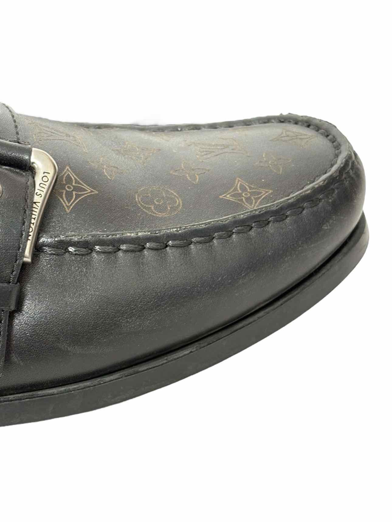 Louis Vuitton Monogram Leather Size 6.5 Loafers - Image 10