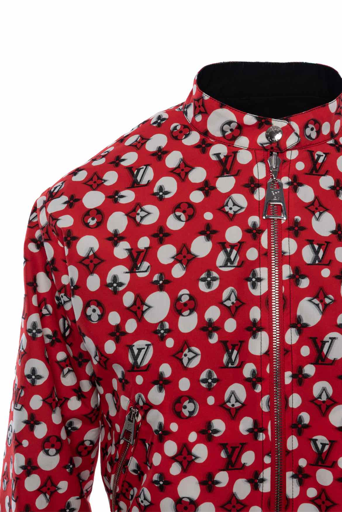 Louis Vuitton Size 34 x Yayoi Kusama Dots Reversible Bomber Jacket - Image 4