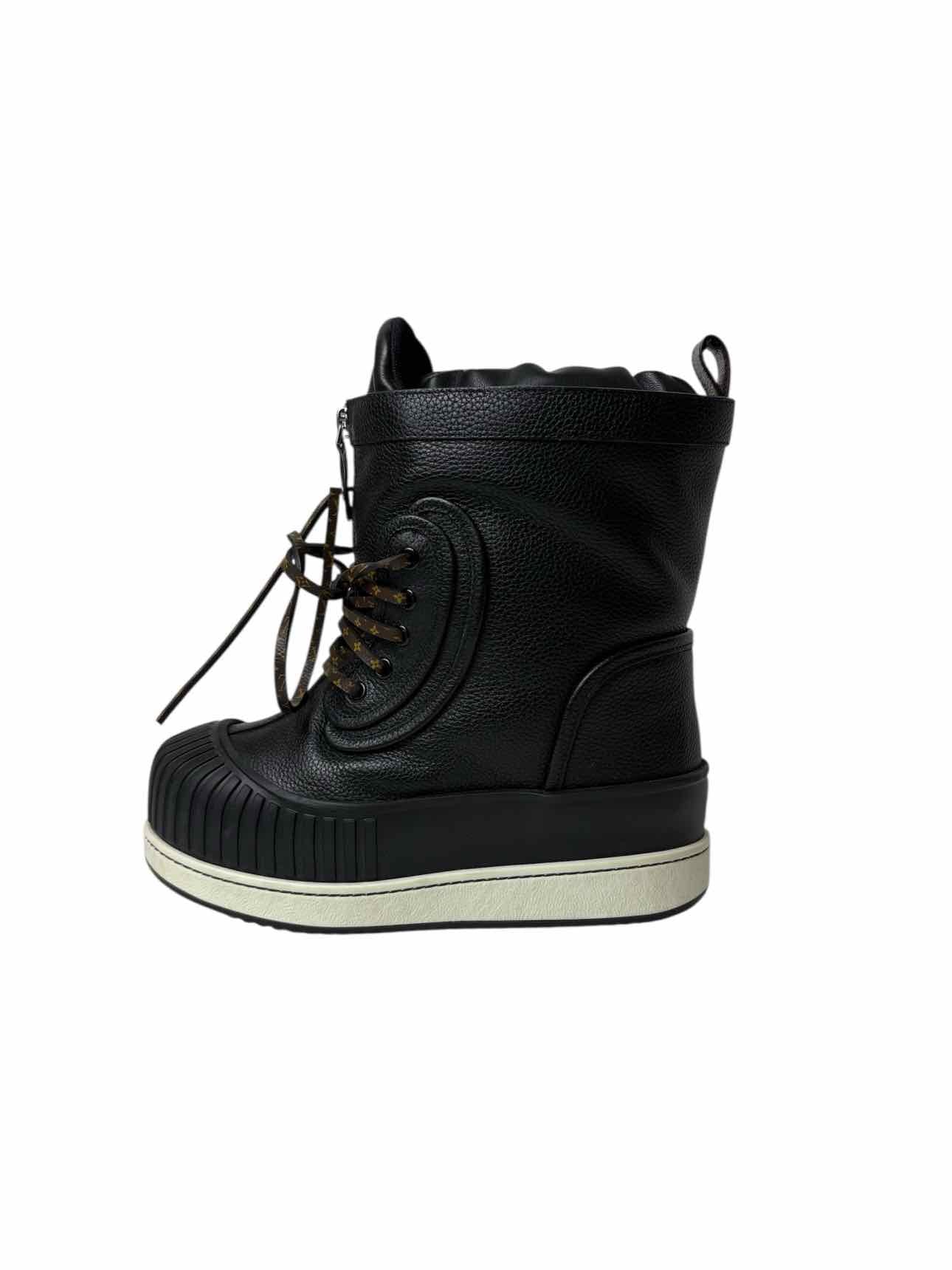 Louis Vuitton Size 36 Monogram Slalom Flat Half Boots - Image 3