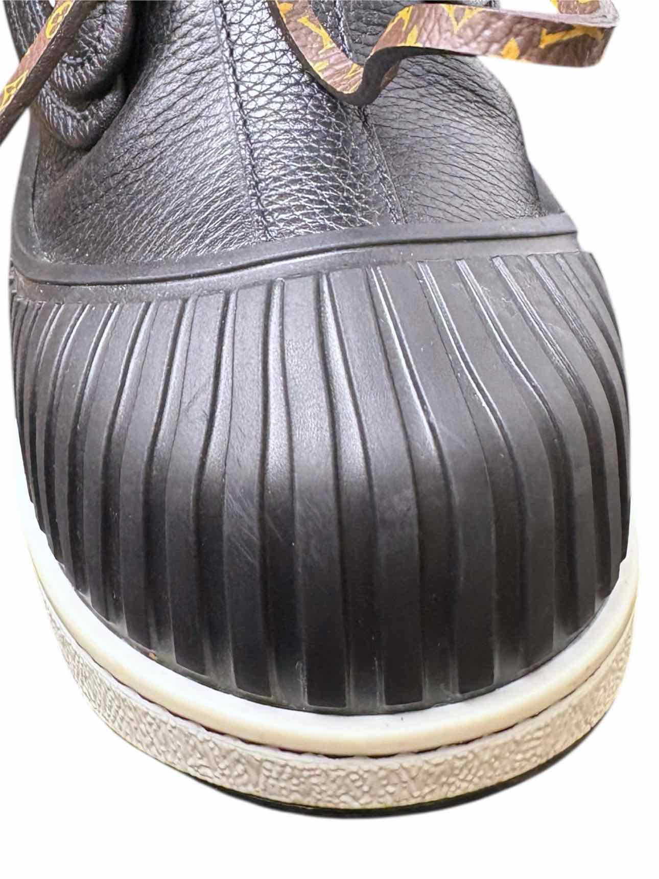 Louis Vuitton Size 36 Monogram Slalom Flat Half Boots - Image 9