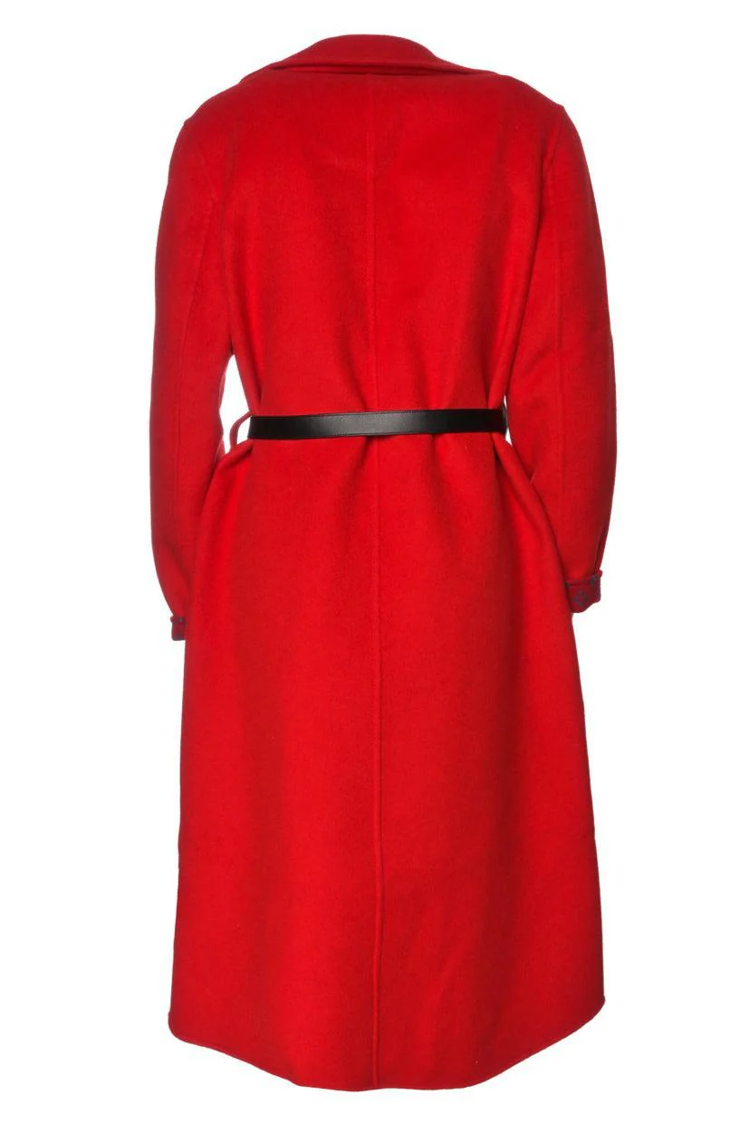 Louis Vuitton Size 36 Wool Monogram Accent Long Wrap Coat - Image 3