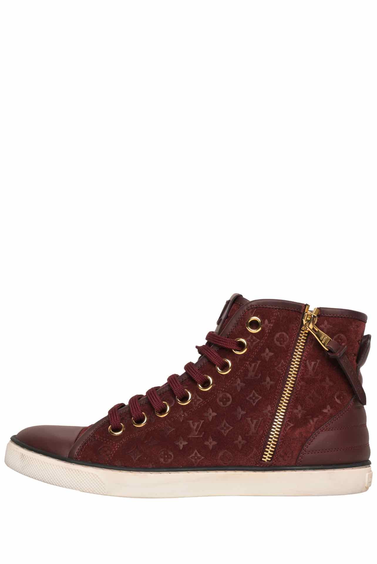 Louis Vuitton Size 37 Empreinte Leather Punchy High Top Sneaker - Image 3