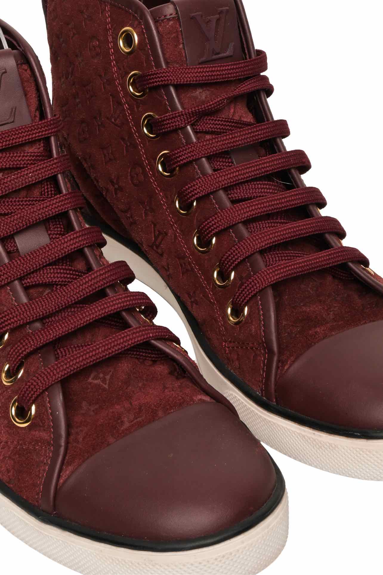 Louis Vuitton Size 37 Empreinte Leather Punchy High Top Sneaker - Image 4