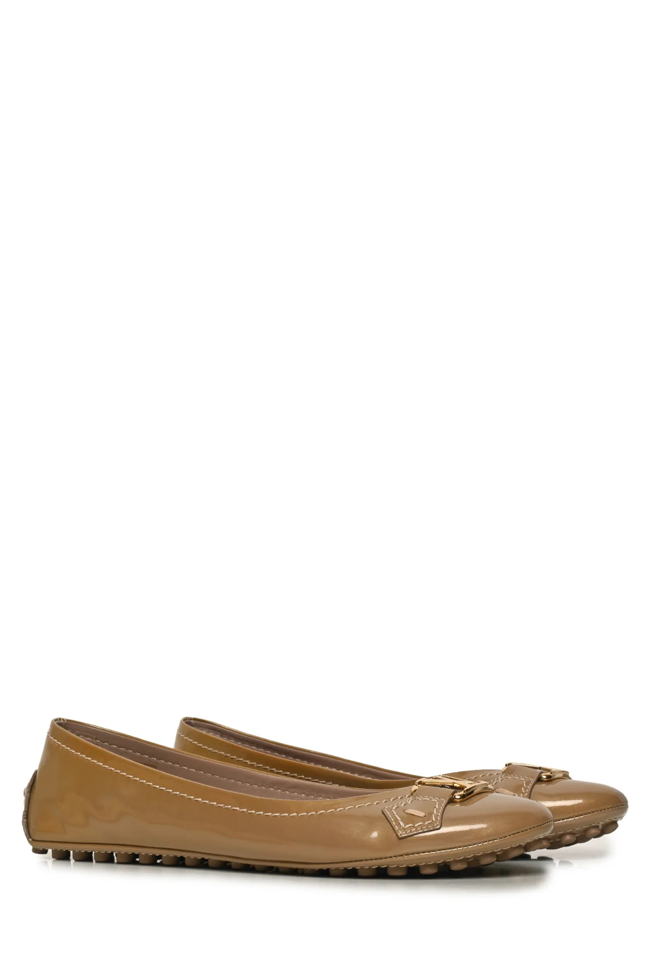 Louis Vuitton Size 37 Patent Leather Oxford Flats - Image 2