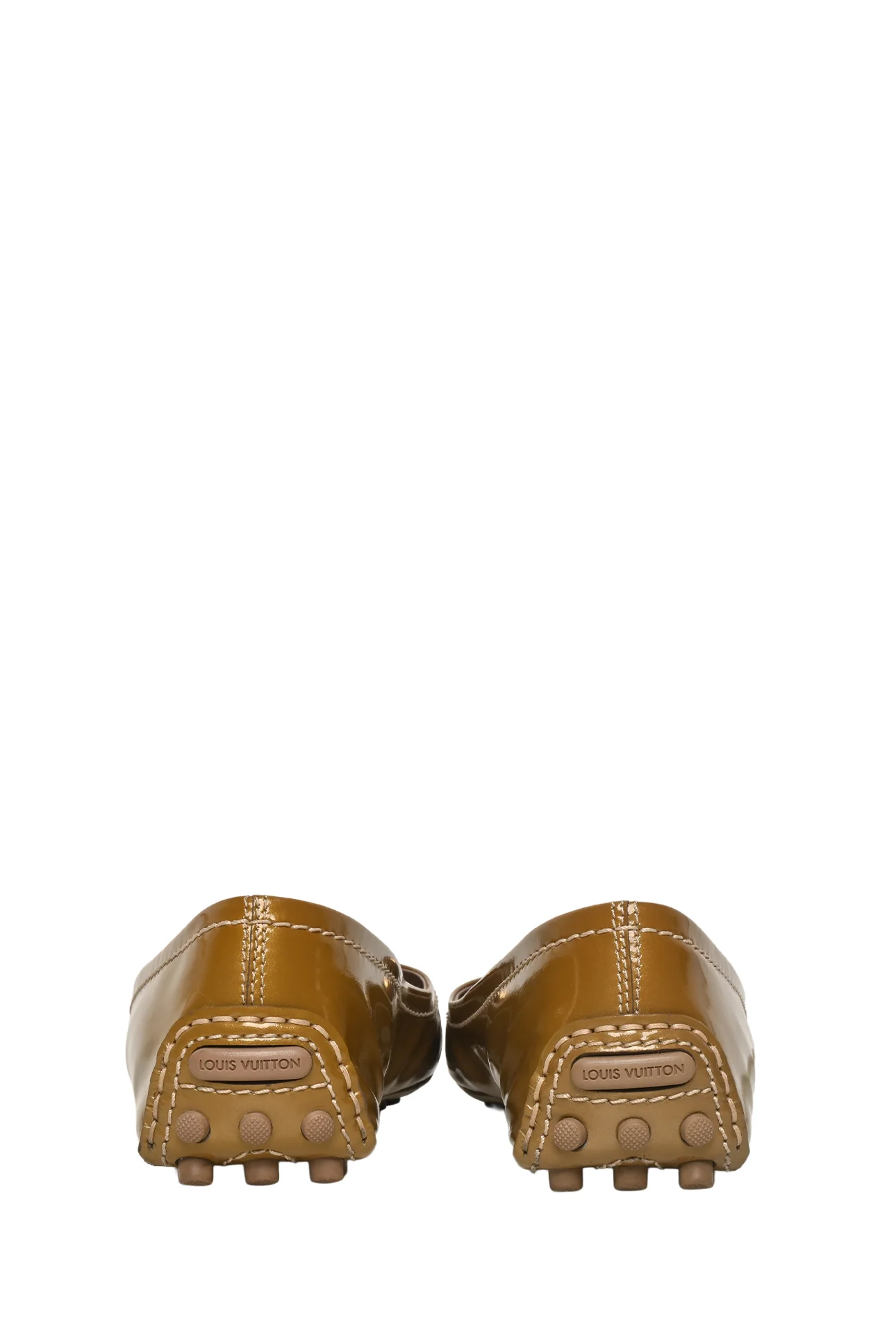 Louis Vuitton Size 37 Patent Leather Oxford Flats - Image 4