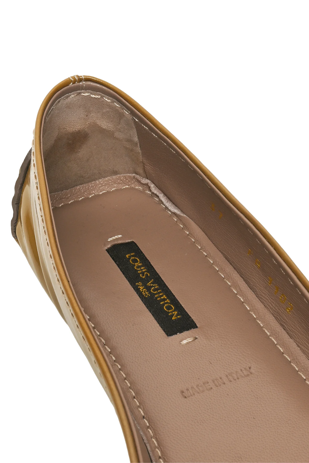 Louis Vuitton Size 37 Patent Leather Oxford Flats - Image 6