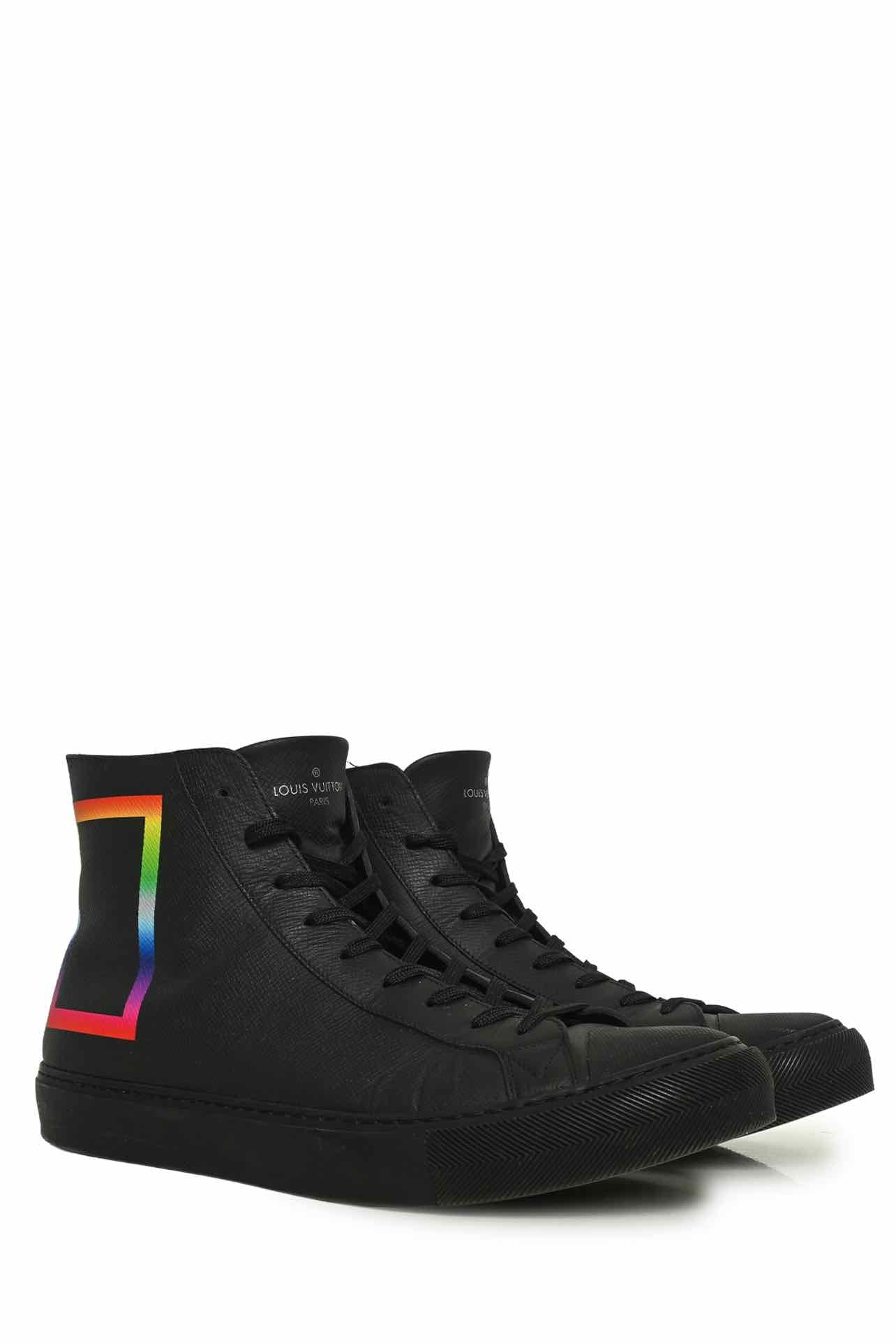 Louis Vuitton Size 9.5 High Top Tattoo Sneakers - Image 2