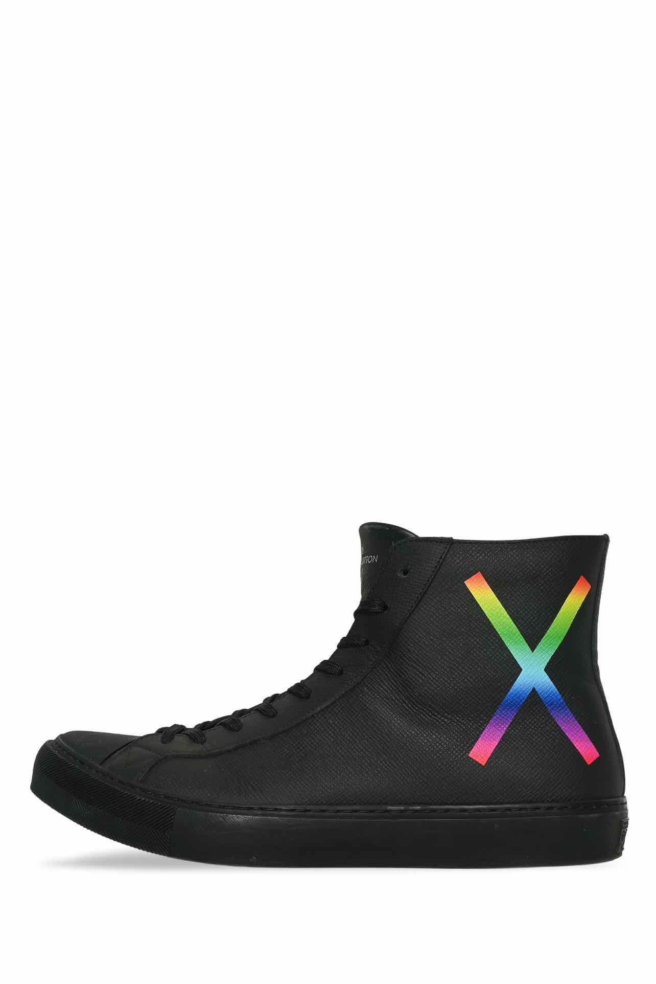 Louis Vuitton Size 9.5 High Top Tattoo Sneakers - Image 3