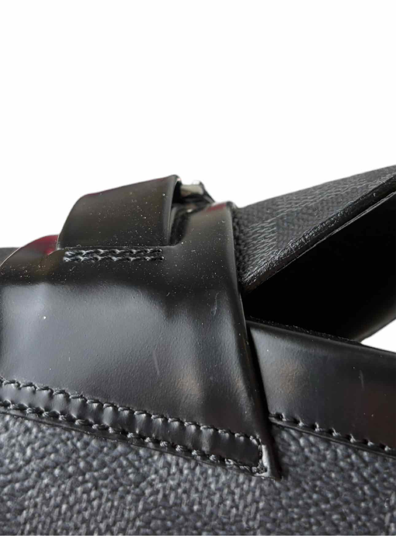 Louis Vuitton Size 9 Men's Damier Graphite Major Loafer Shoes - Image 8