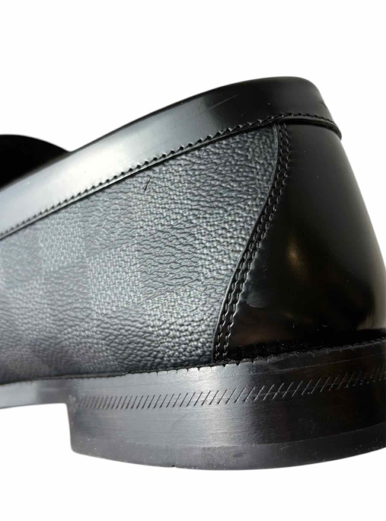 Louis Vuitton Size 9 Men's Damier Graphite Major Loafer Shoes - Image 9