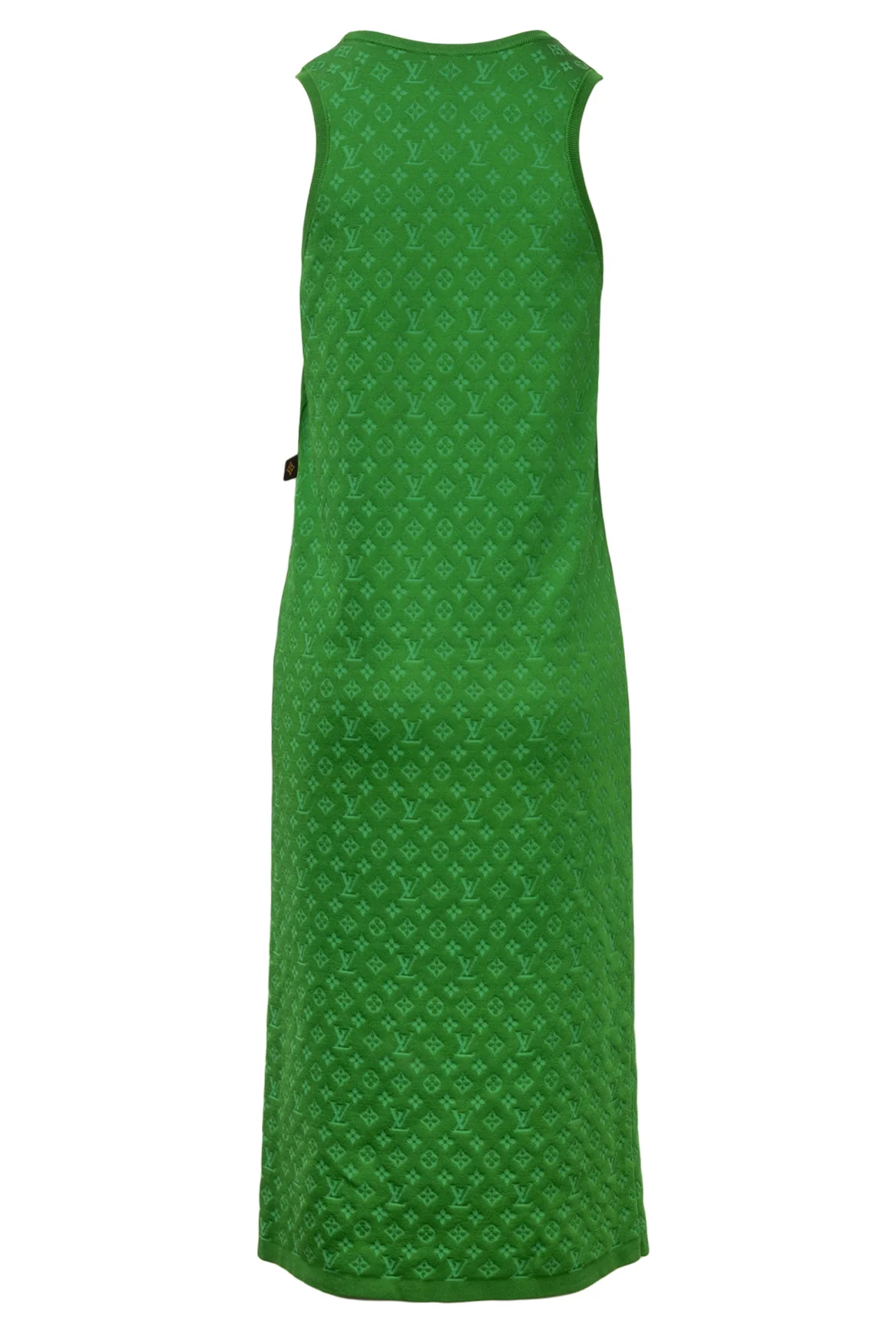 Louis Vuitton Size S Monogram Jacquard Silk-Blend Dress - Image 2