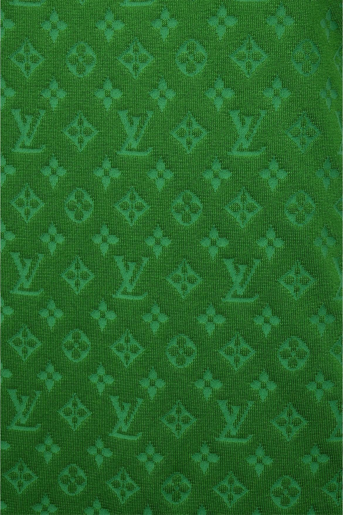 Louis Vuitton Size S Monogram Jacquard Silk-Blend Dress - Image 3
