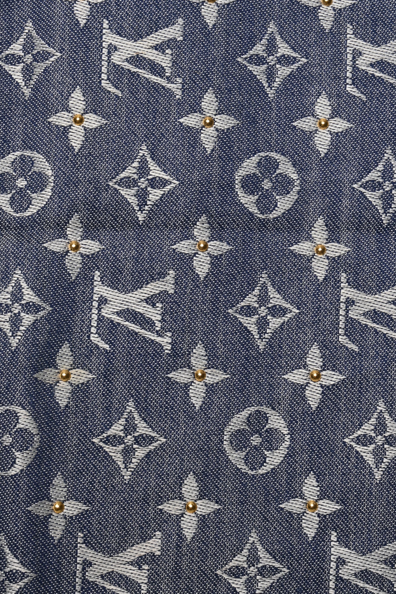 Louis Vuitton Studded Monogram Silk & Wool Scarf - Image 3