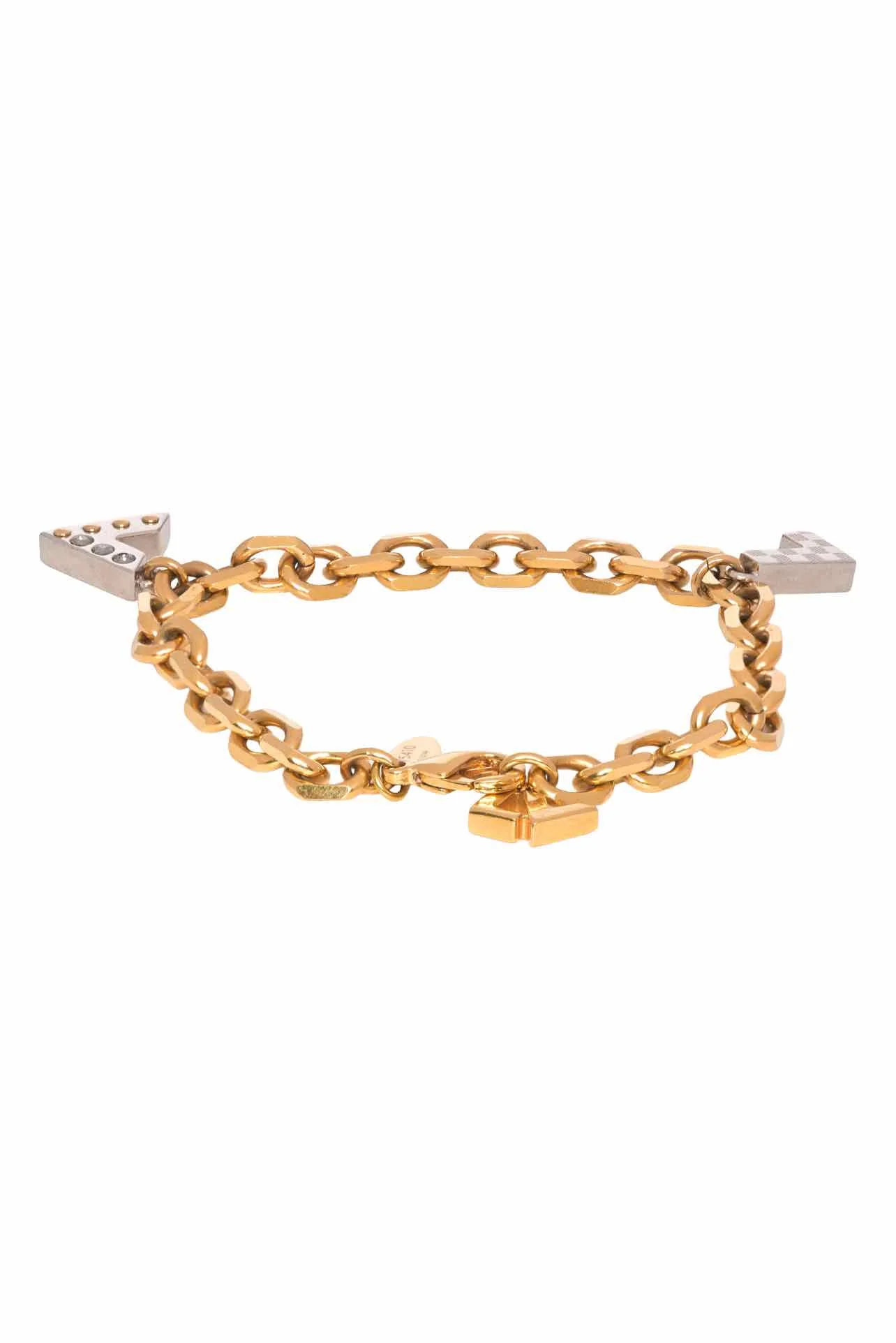 Louis Vuitton Two Tone Love Letter Timeless Bracelet - Image 2