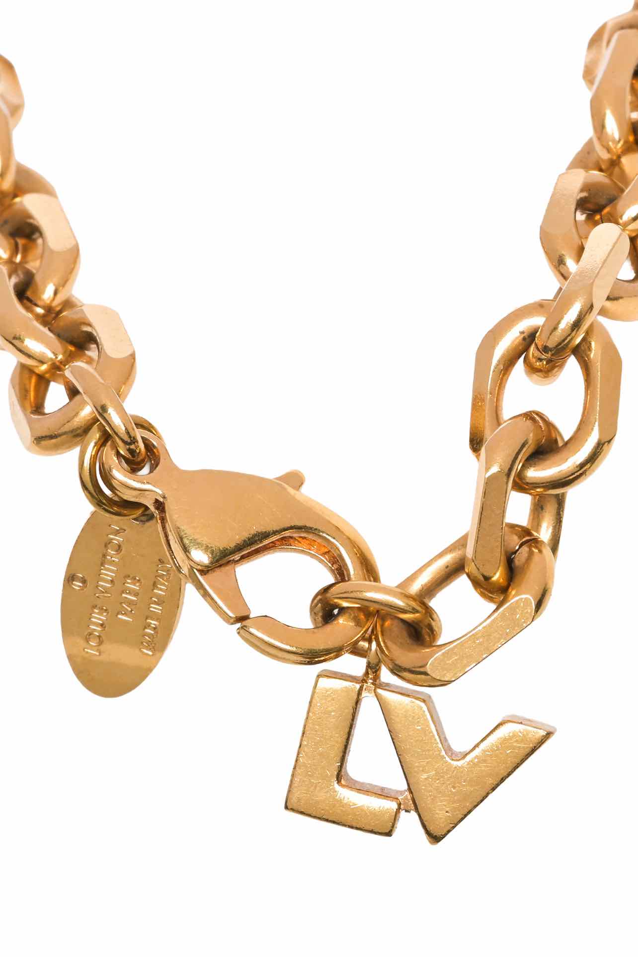 Louis Vuitton Two Tone Love Letter Timeless Bracelet - Image 4