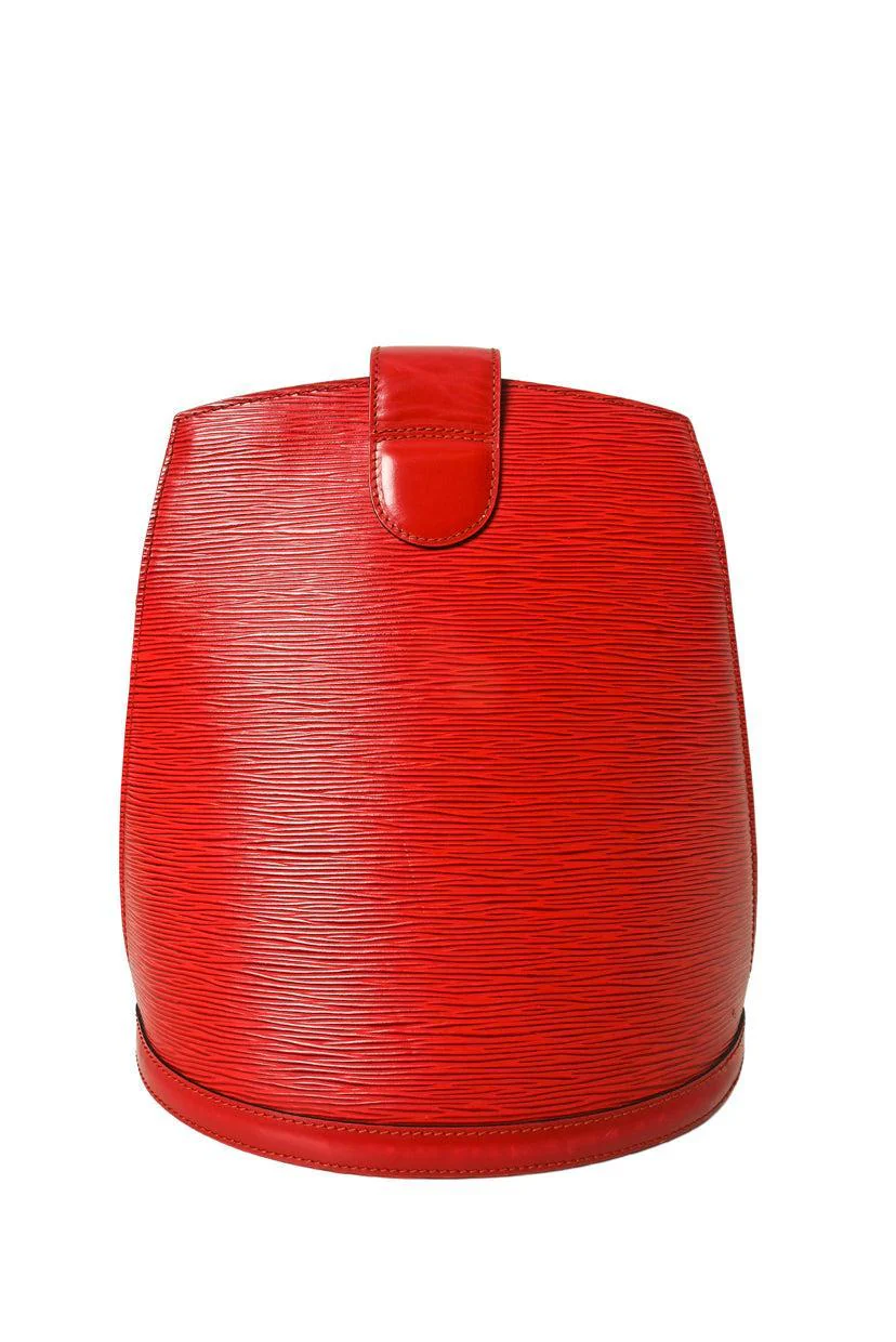 Louis Vuitton Vintage 1994 Epi Leather Cluny Bucket Shoulder Bag - Image 3