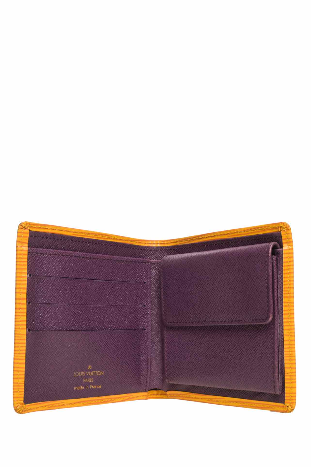 Louis Vuitton Vintage 1996 Epi Leather Marco Bifold Wallet - Image 3