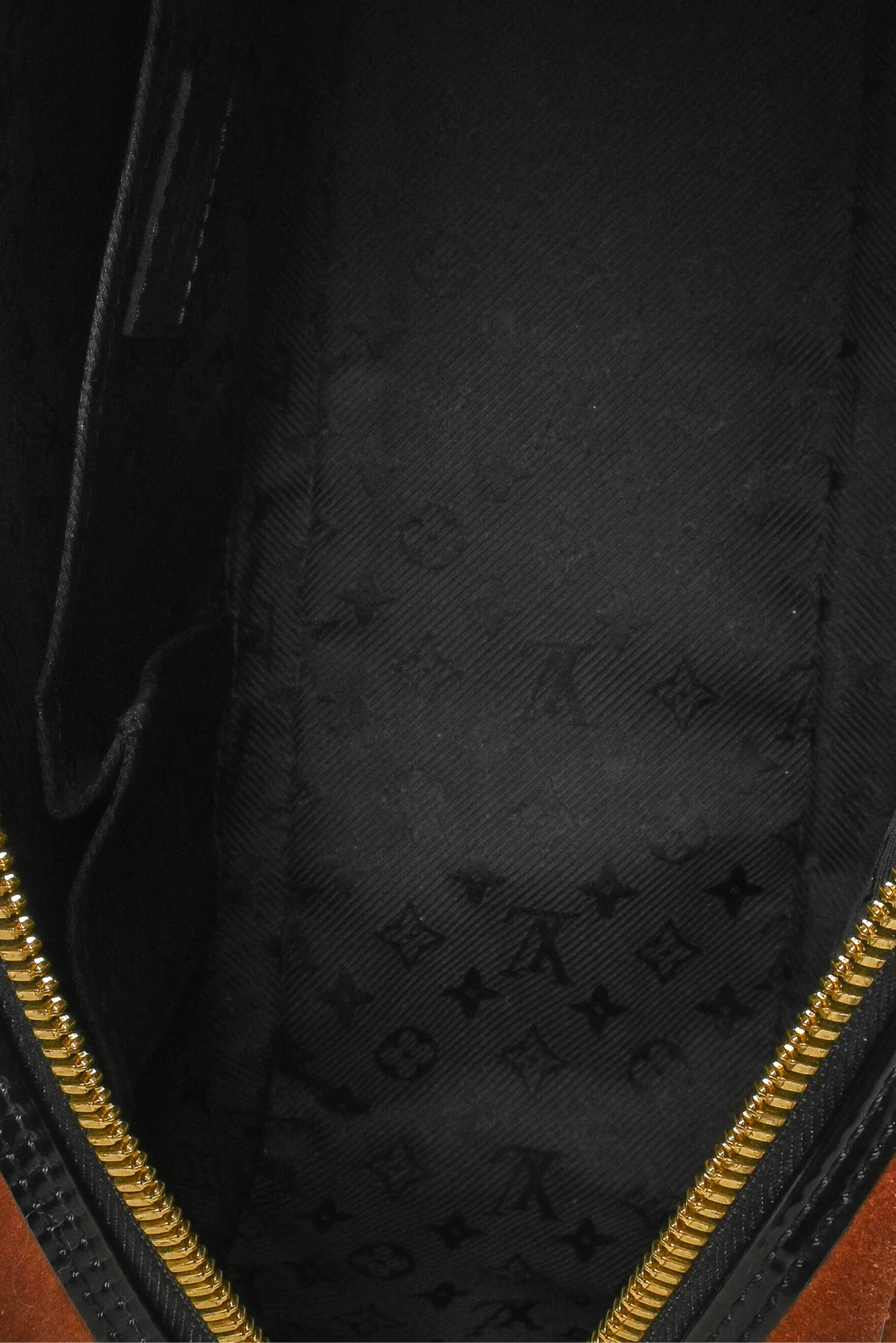 Louis Vuitton Vintage Suede Havane Stamped Trunk PM Purse - Image 8
