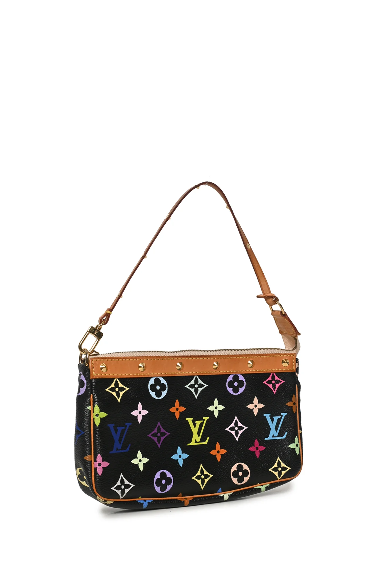 Louis Vuitton x Takashi Murakami 2008 Monogram Pochette Accessoires - Image 2