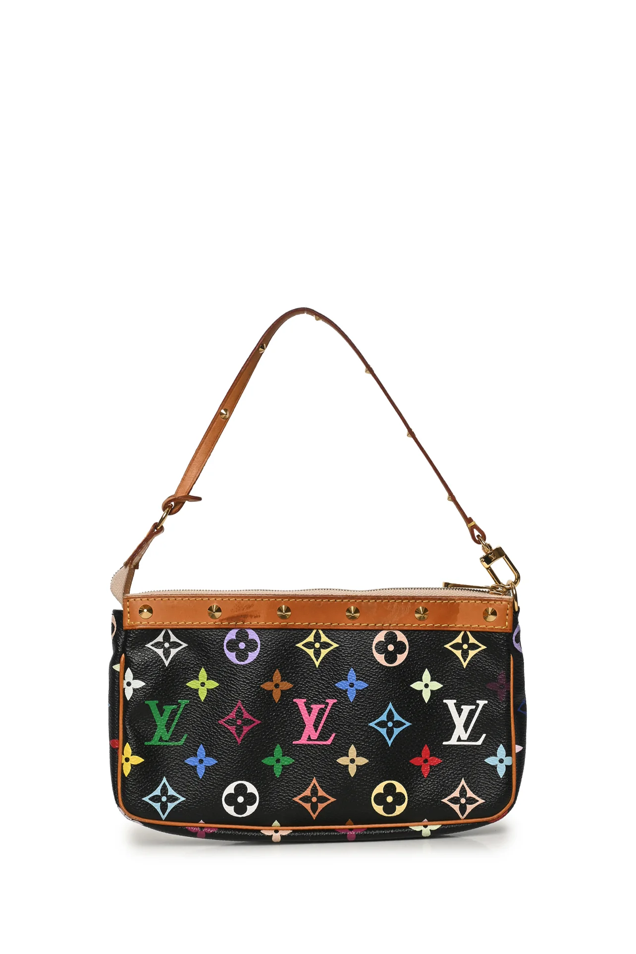 Louis Vuitton x Takashi Murakami 2008 Monogram Pochette Accessoires - Image 3