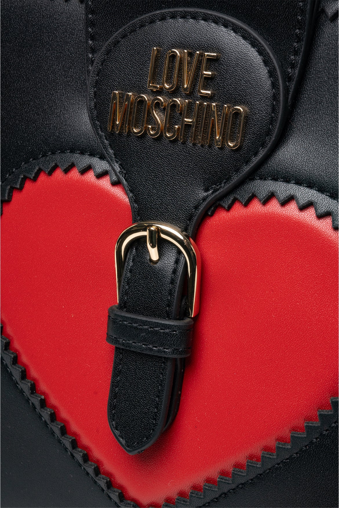 Love Moschino Leather Top Handle Heart Tote - Image 6