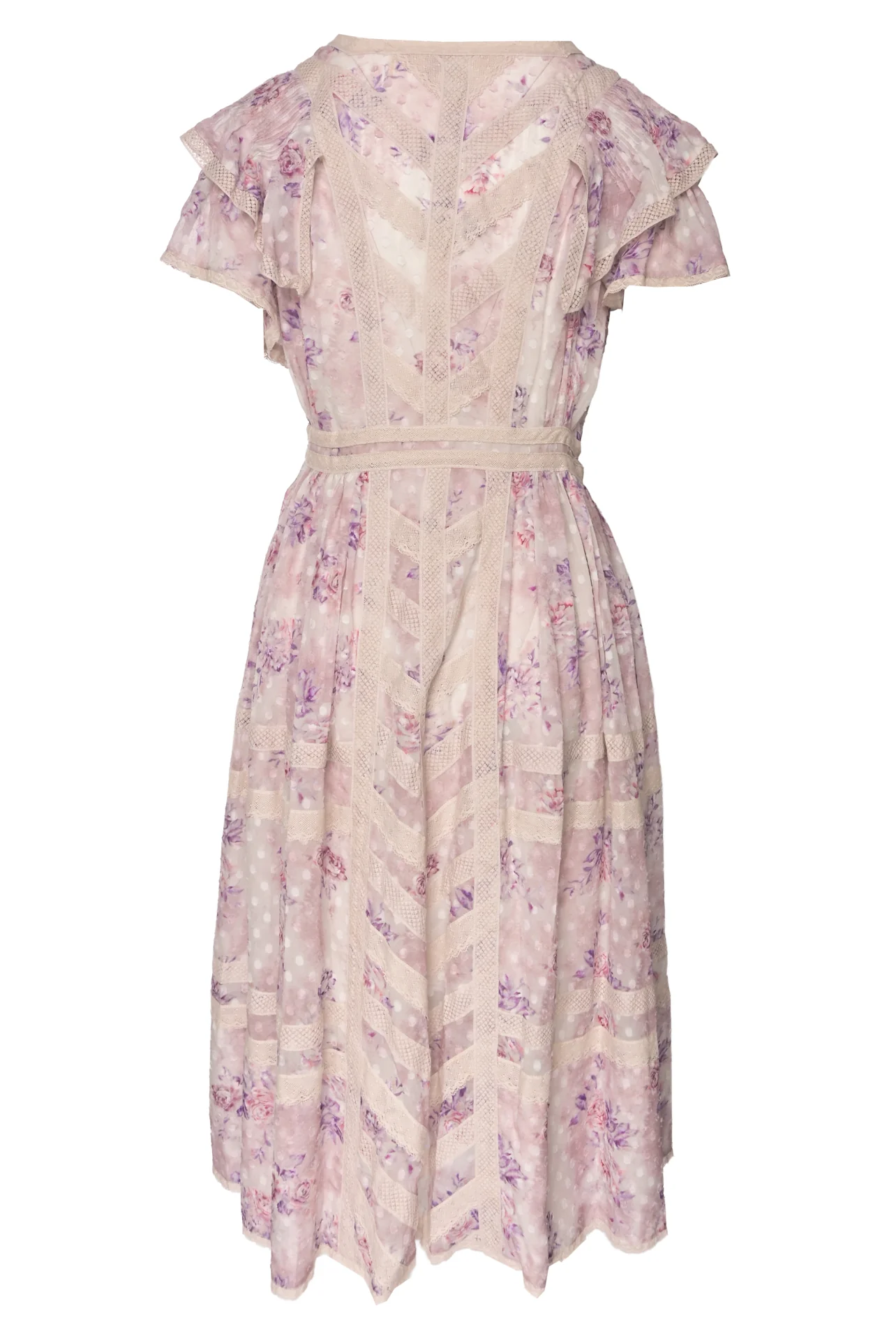 Love Shack Fancy Size 2 Floral Midi Dress - Image 2