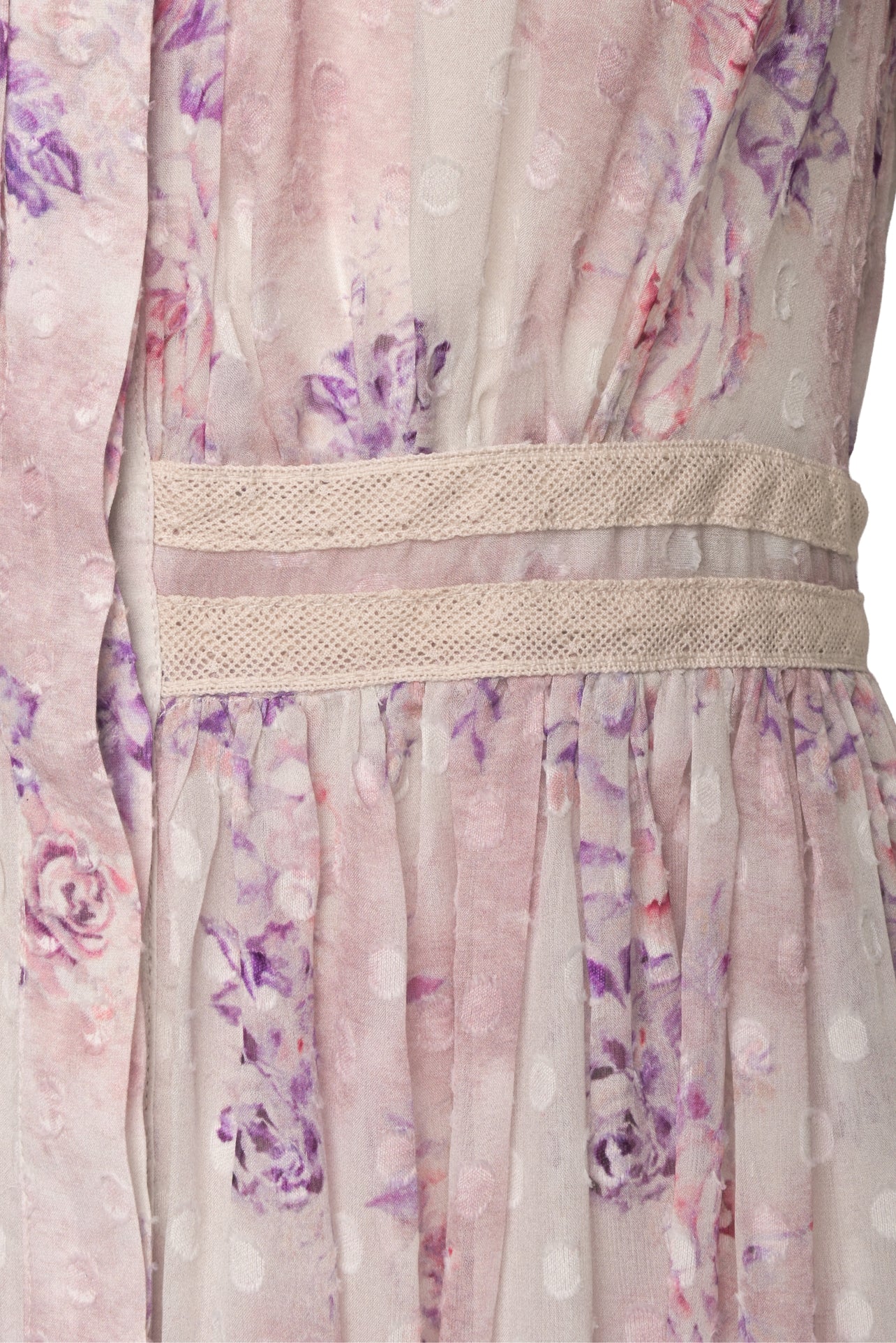 Love Shack Fancy Size 2 Floral Midi Dress - Image 3