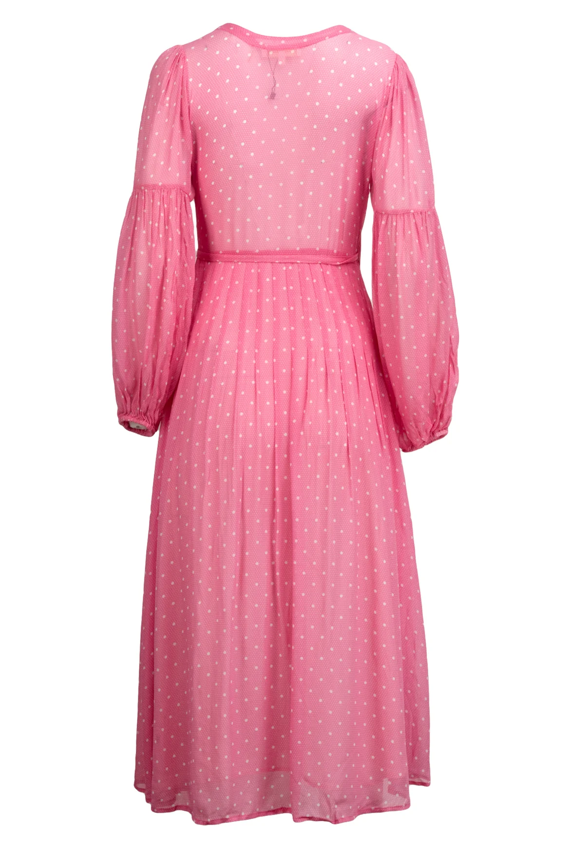 Love Shack Fancy Size 4 Bevelyn Chiffon Midi Wrap Dress - Image 2