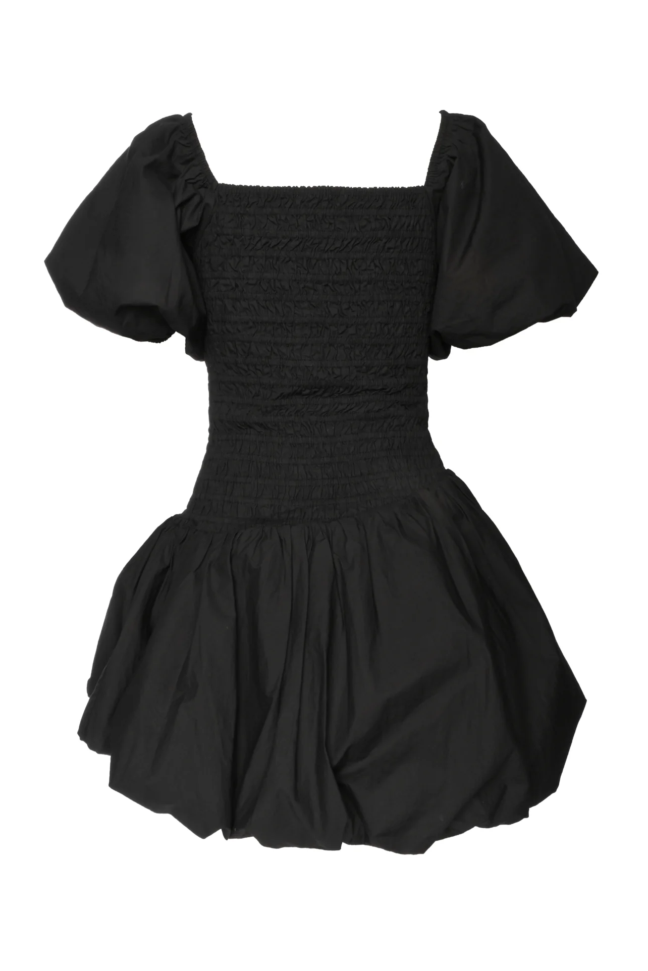 Love Shack Fancy Size S Ruched Mini Puff Sleeve Dress - Image 2