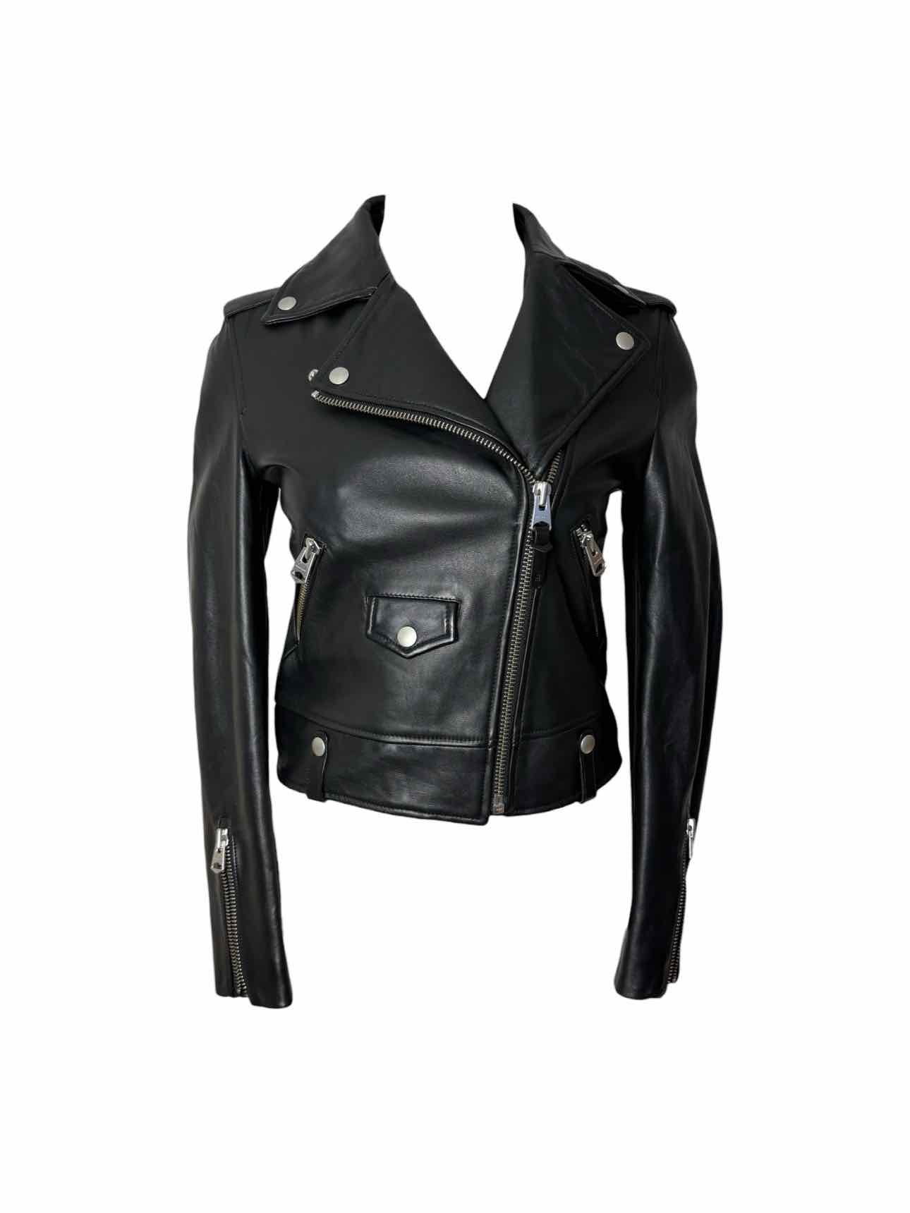 Mackage Size XS Leather Moto Jacket