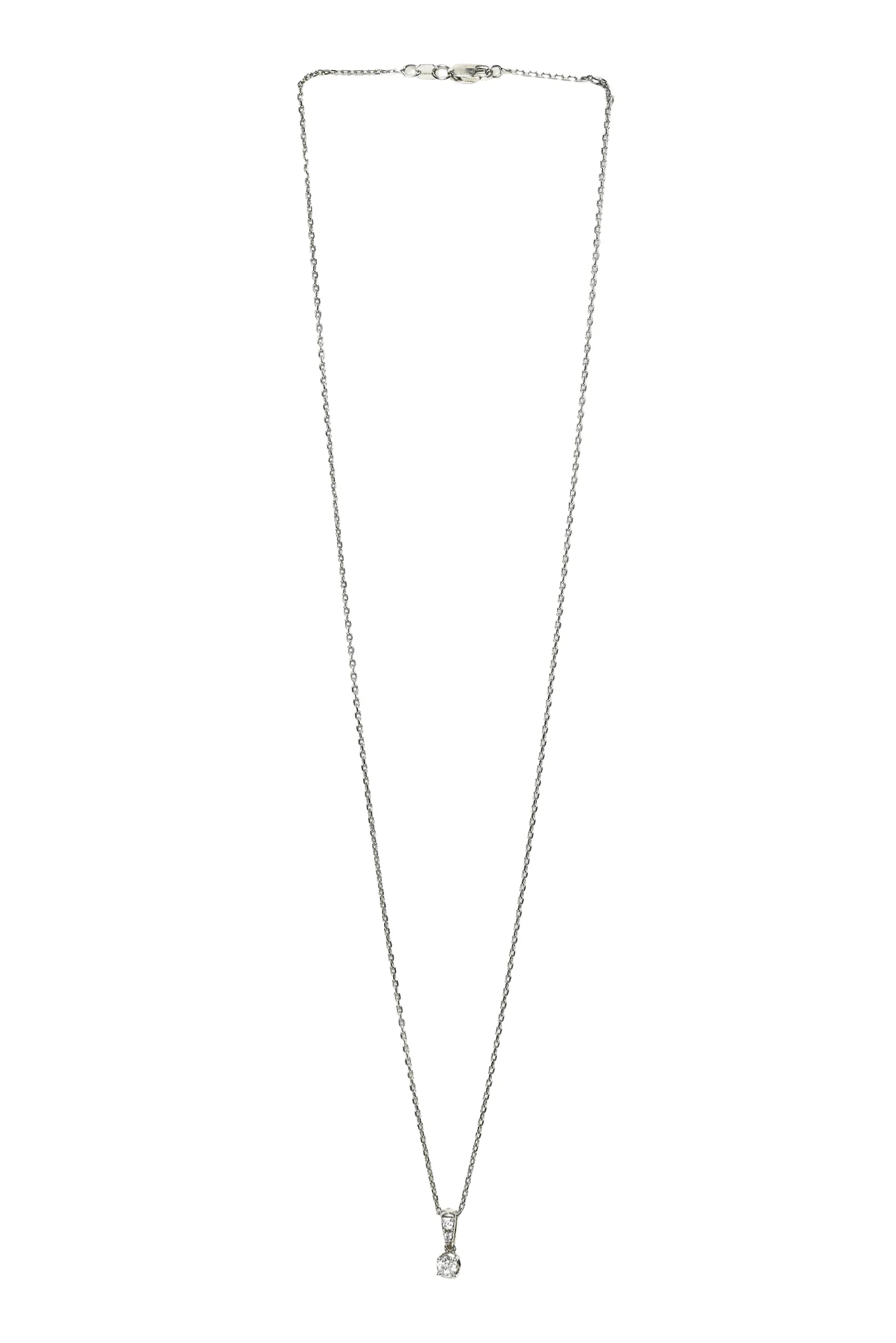 Macy's Forever Grown Diamonds Sterling Silver & Lab-Created Diamond Necklace - Image 2