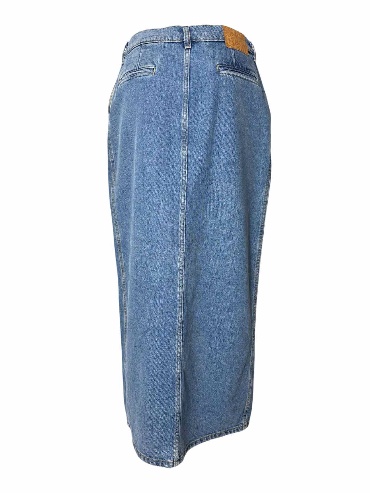 MAGDA BUTRYM Size 38 Full Length Denim Skirt - Image 2